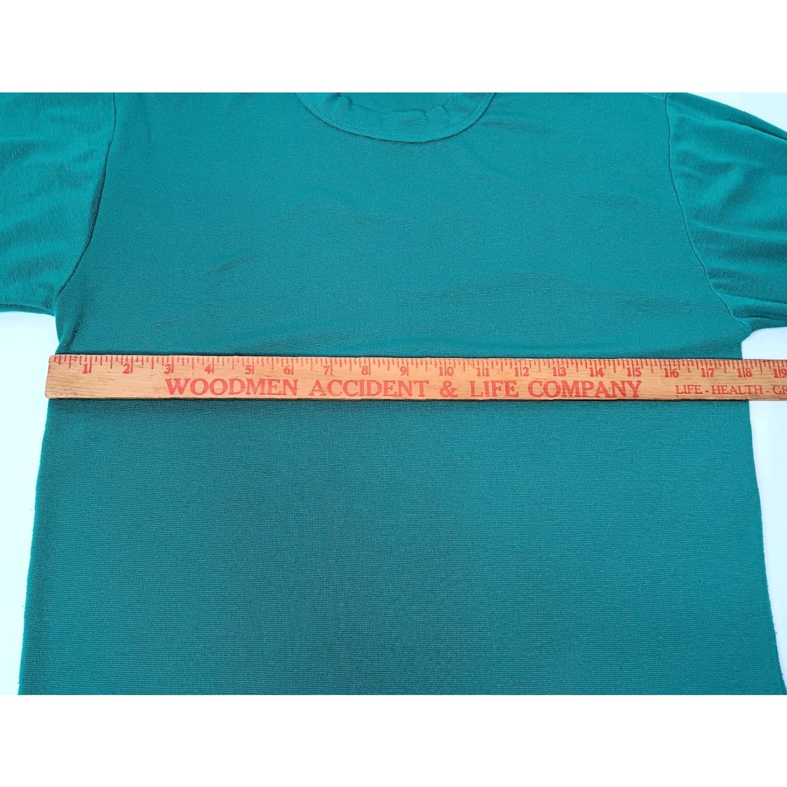Vintage VINTAGE L.L. Bean Baselayer Shirt Men Large Green Long Sleeve Polyester Lycra USA Size US L / EU 52-54 / 3 - 7 Thumbnail