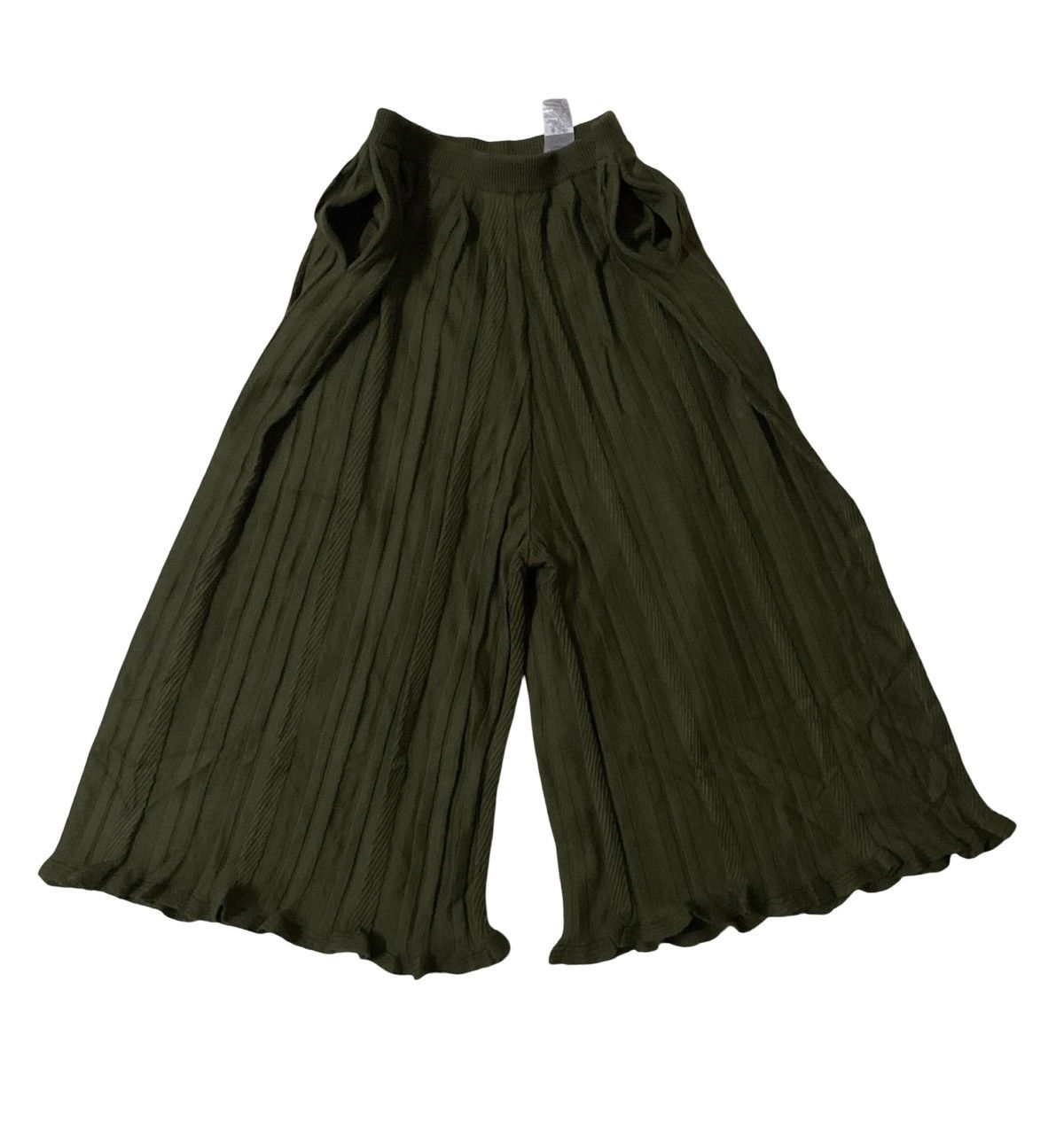 Issey Miyake 💥Issey Miyake Ne-Net Crinkled Plissé Palazzo Wide-Leg Size 32" / US 10 / IT 46 - 1 Thumbnail