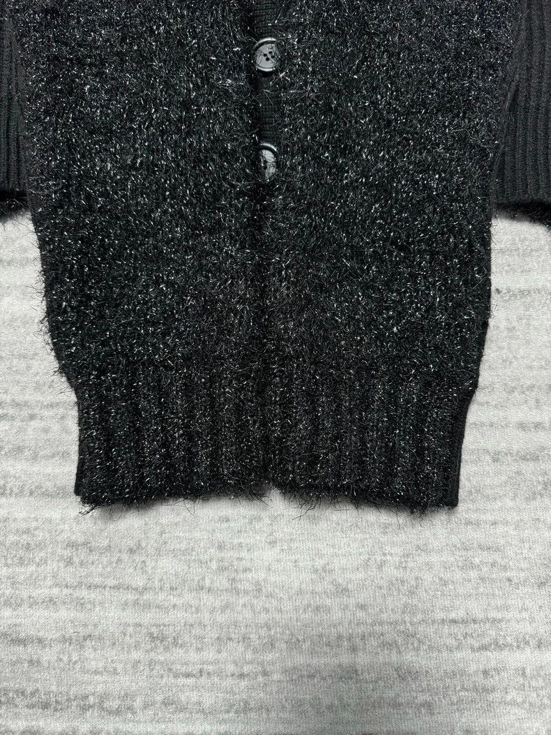 Maison Margiela Maison Margiela Black wool cardigan silver velvet sequin sw Size US S / EU 44-46 / 1 - 5 Thumbnail