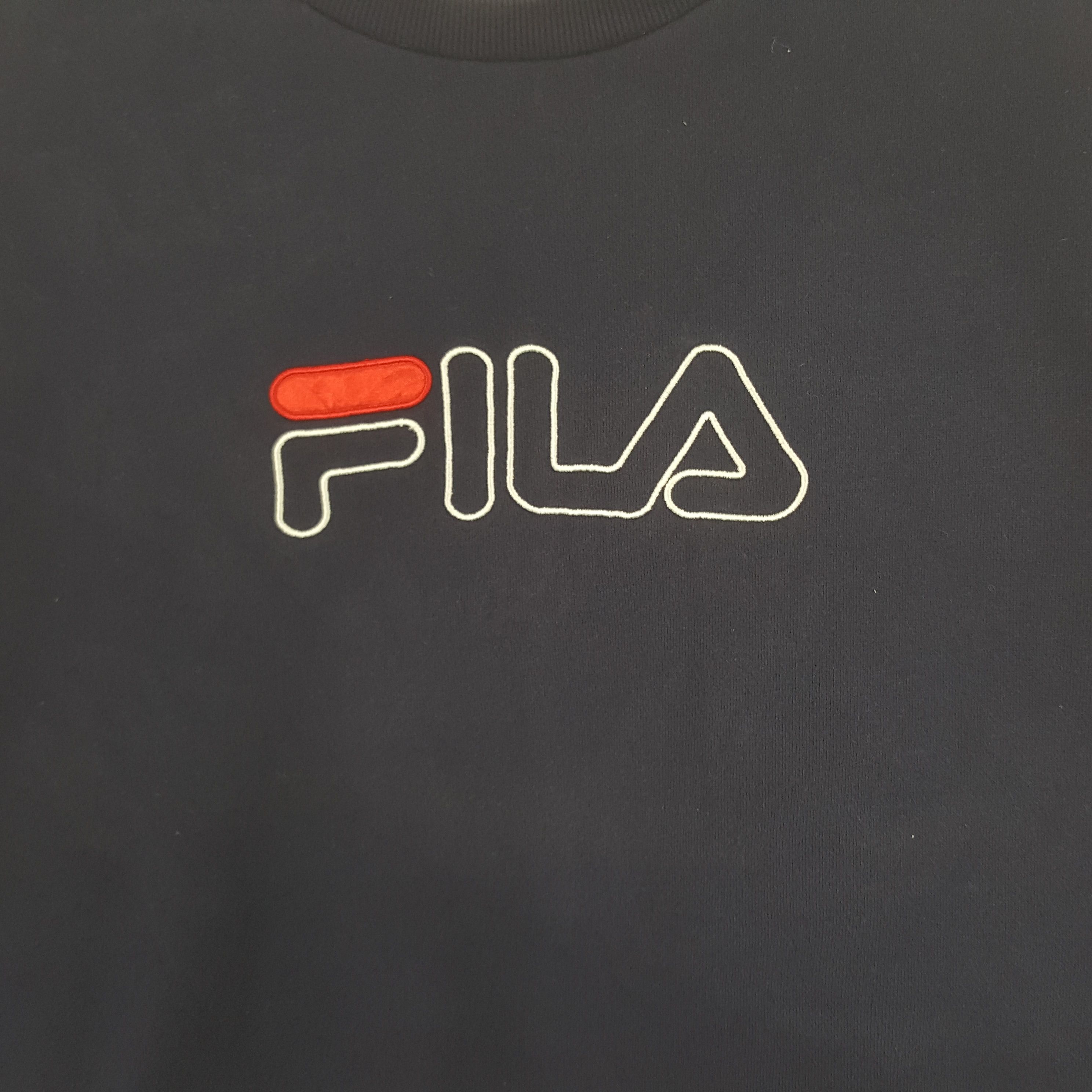 Fila × Vintage Vintage Fila Sport Style Logo Sweatshirt C282N3 Size US M / EU 48-50 / 2 - 2 Thumbnail