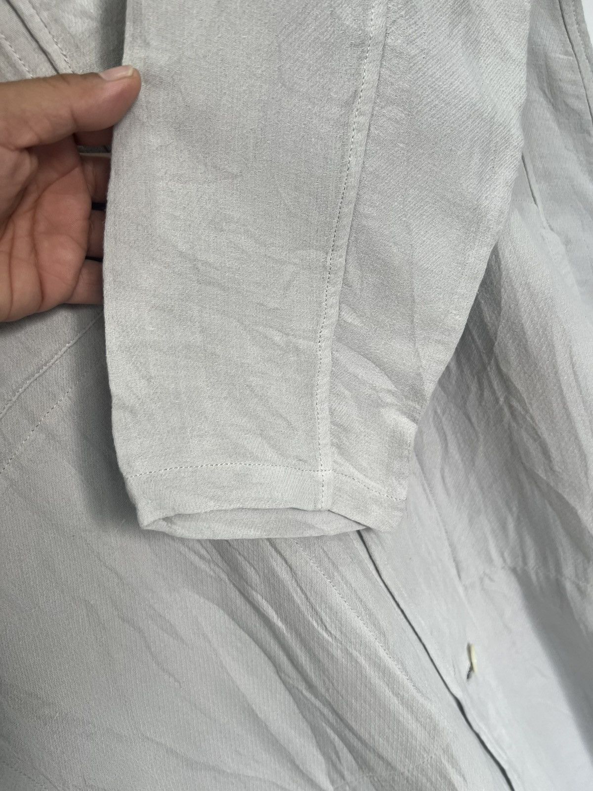 Issey Miyake Plantation by Issey Miyaki Paper Blend Long Coat Size M / US 6-8 / IT 42-44 - 14 Thumbnail