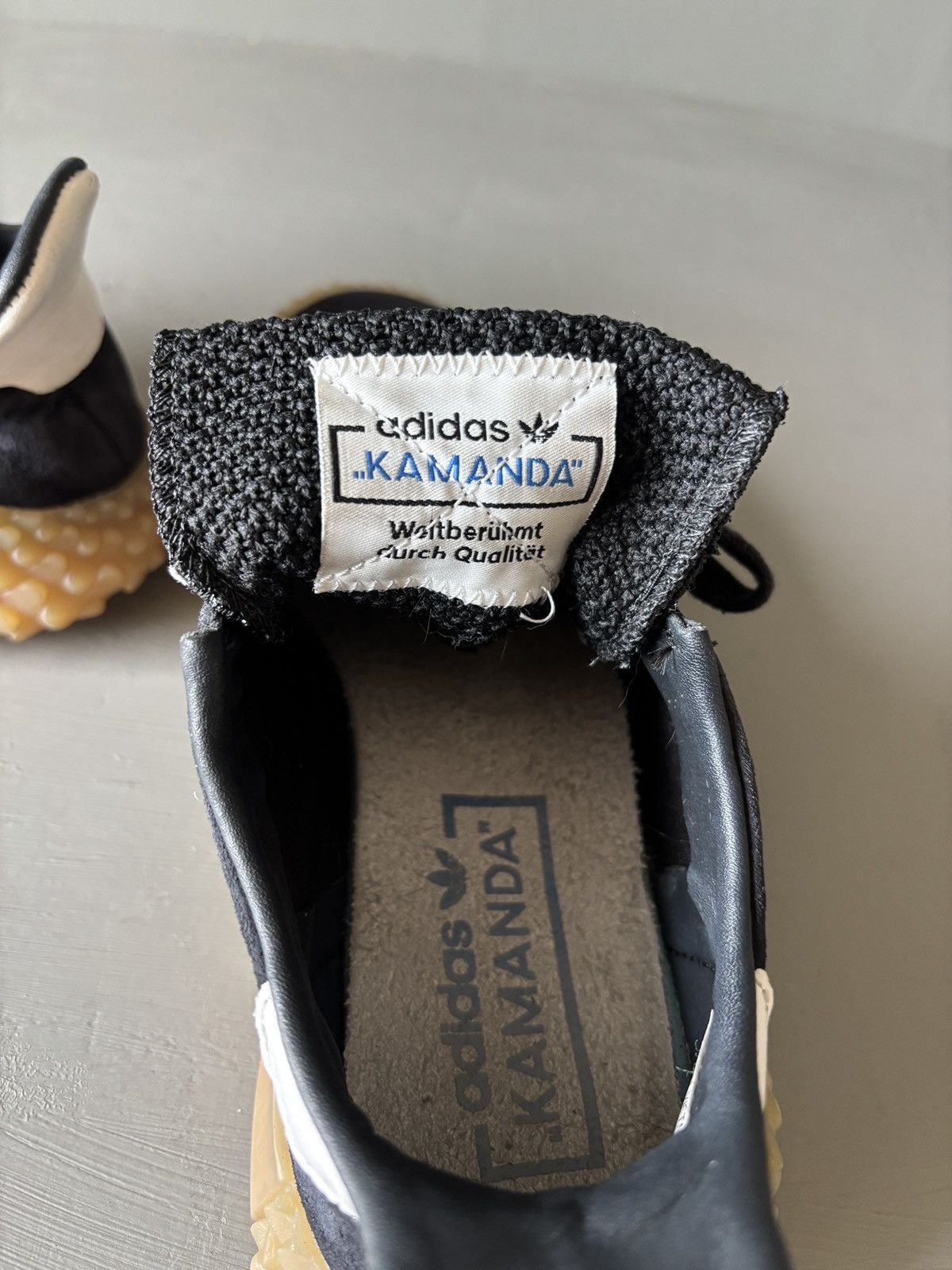 Adidas Adidas Kamanda Black Gum Mens Sneakers Soccer-Inspired Shoes Size 7 (CQ2220) Size US 7 / EU 40 - 4 Thumbnail