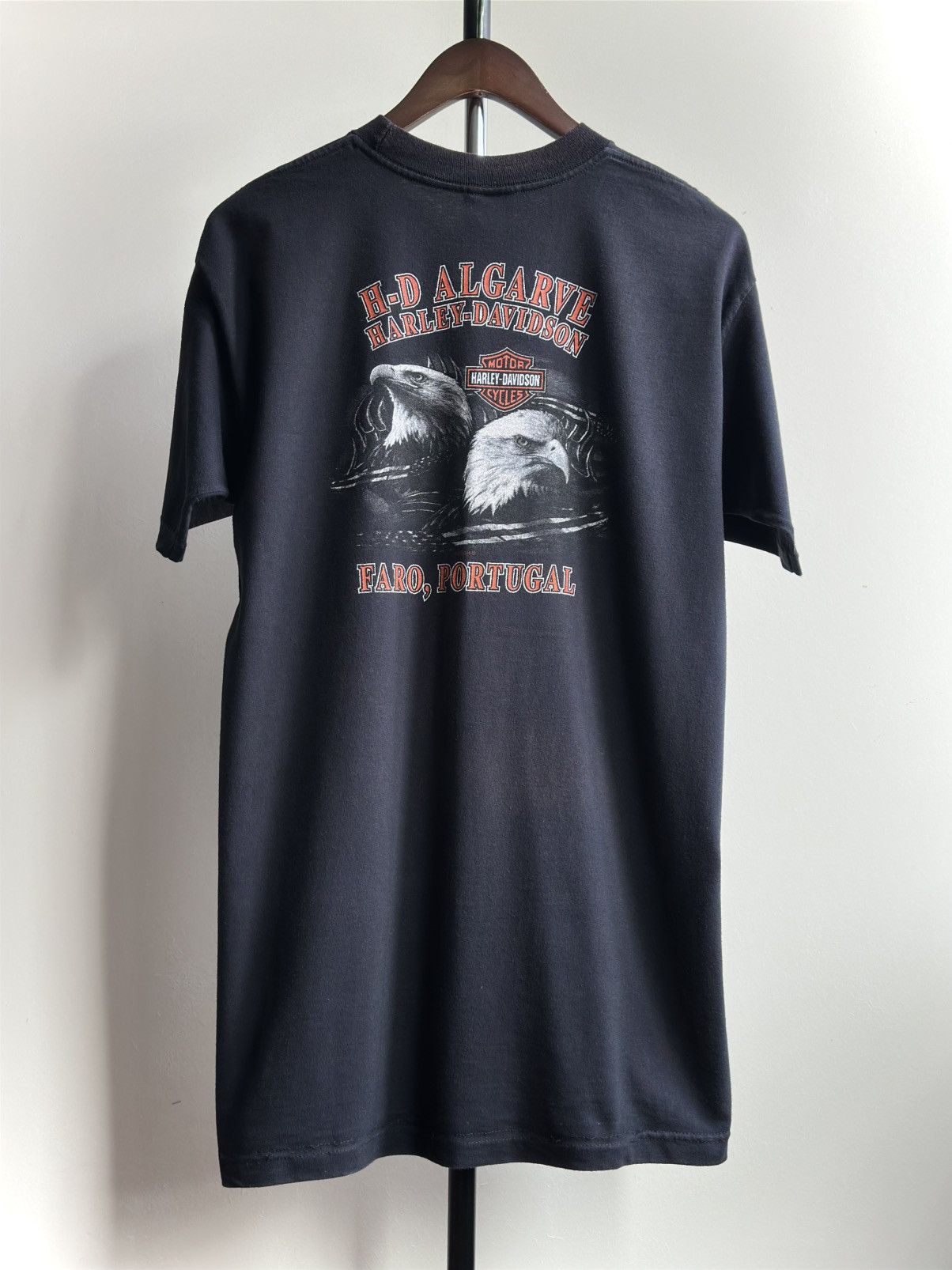 Harley Davidson × Vintage VINTAGE Y2K HARLEY DAVIDSON EAGLE TEE Size US L / EU 52-54 / 3 - 1 Thumbnail