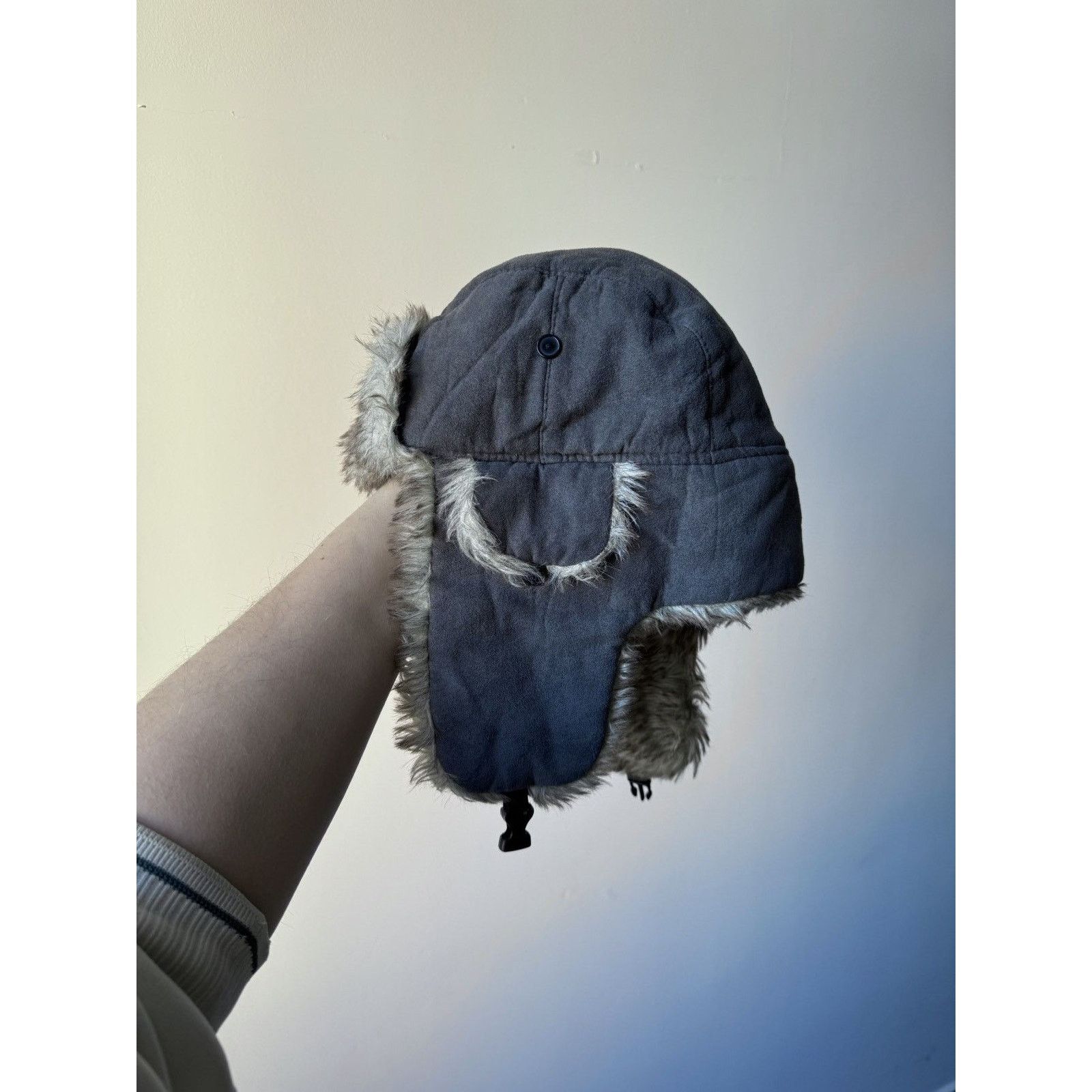 Japanese Brand × Vintage Y2K Ushanka Faux Fuzzy Fur Alt Trapper Hat Size ONE SIZE - 1 Thumbnail