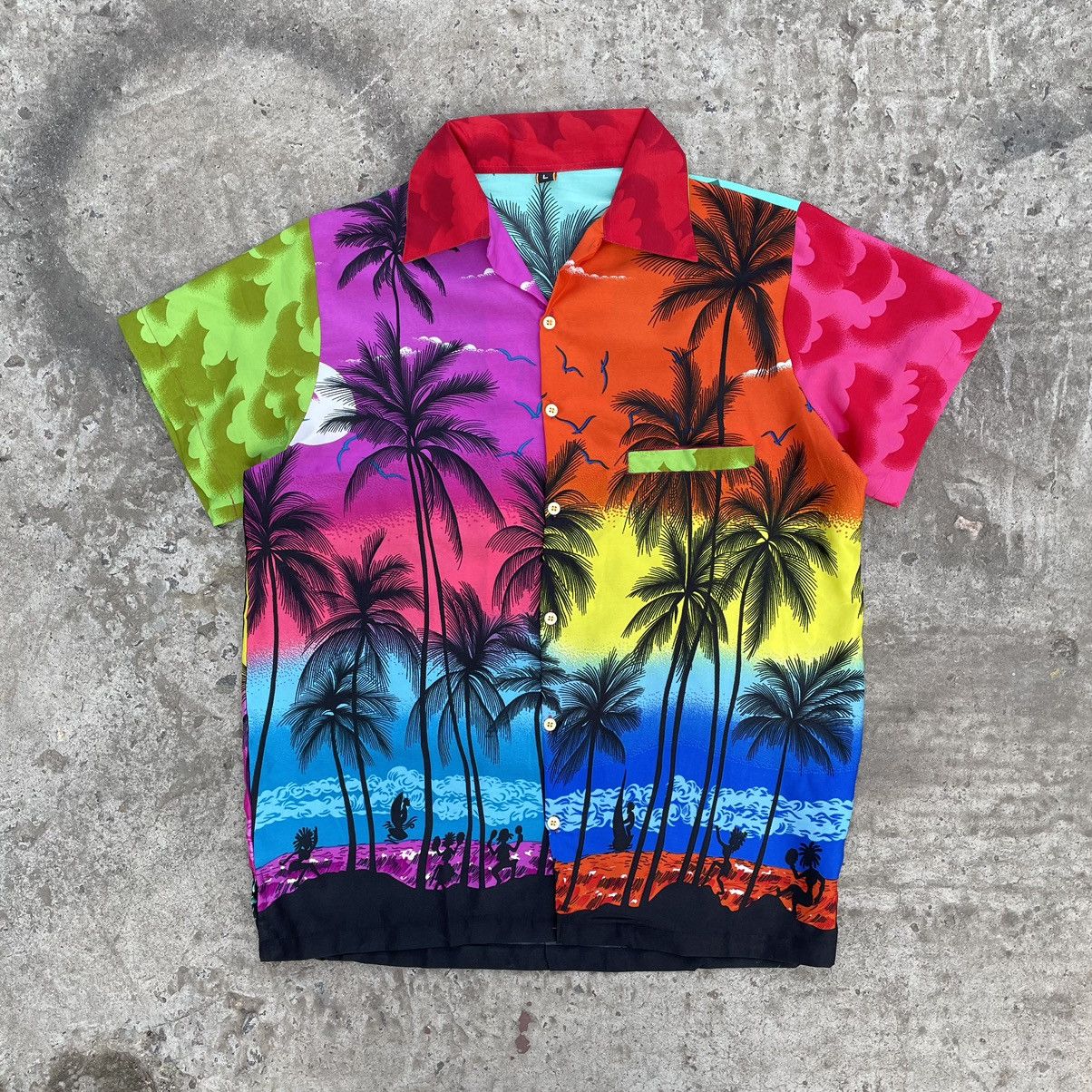 20471120 Vintage Shirt Hawaii Button Up Style USA Summer Y2K 00s Size US L / EU 52-54 / 3 - 2 Thumbnail