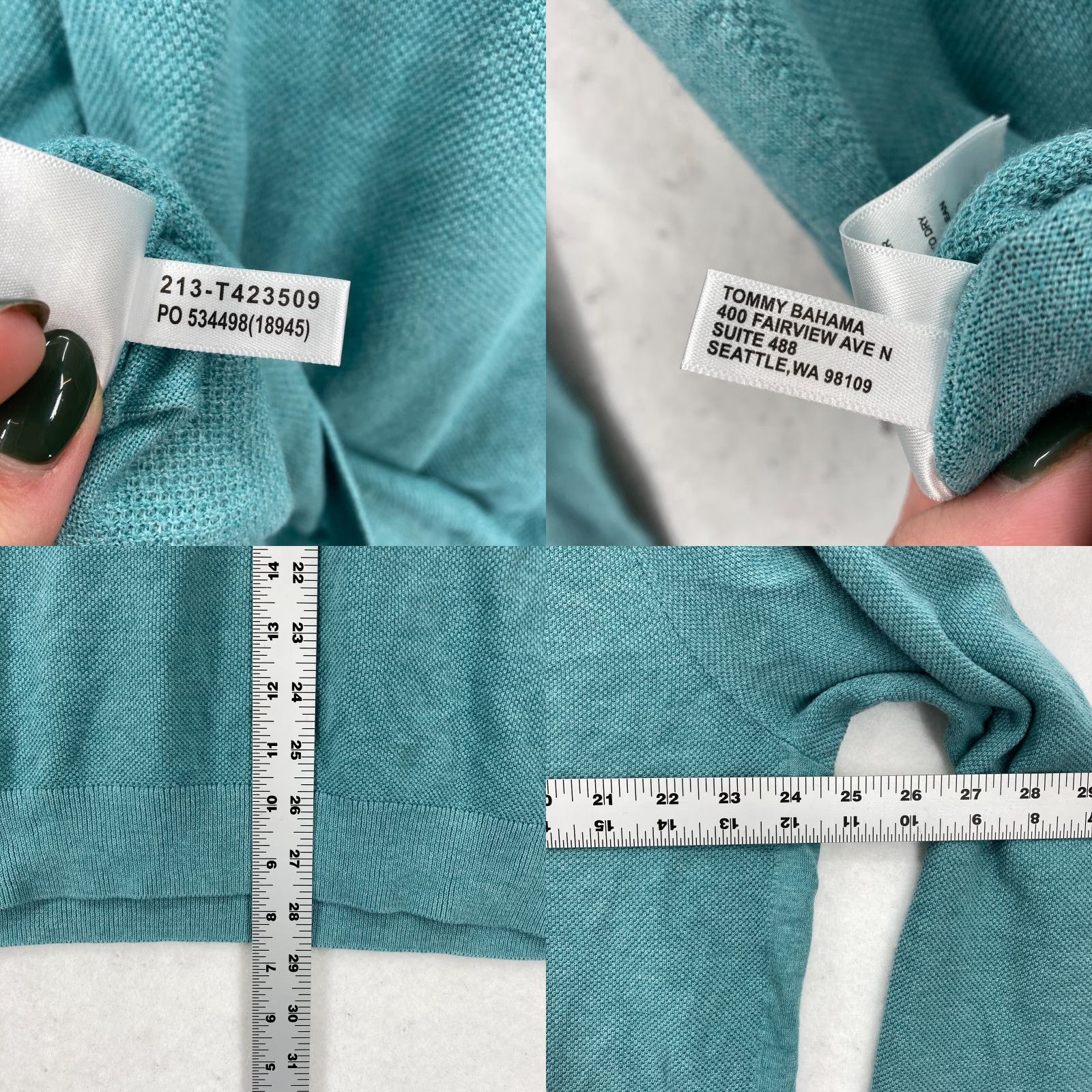 Tommy Bahama Tommy Bahama Island Zone Quarter Zip Sweatshirt Mens XL Blue Preppy Mock Neck Pullover Warm All Seasons Vintage: No Size US XL / EU 56 / 4 - 8 Thumbnail