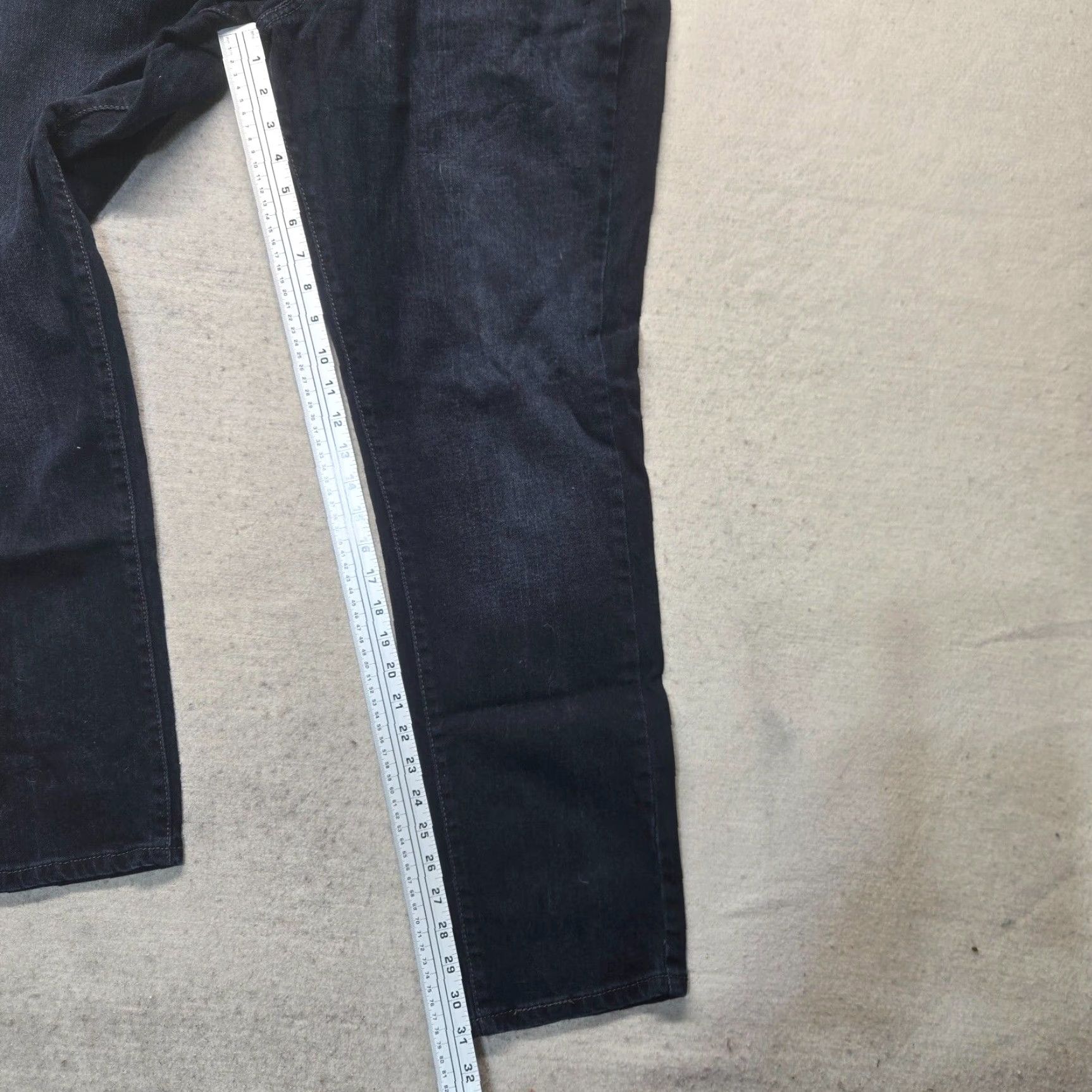Levi's VINTAGE Levi's 503 Skinny Jeans Pants Women Plus Size 20 Black Denim Cotton 90s Size 42" / US 20 - 6 Thumbnail