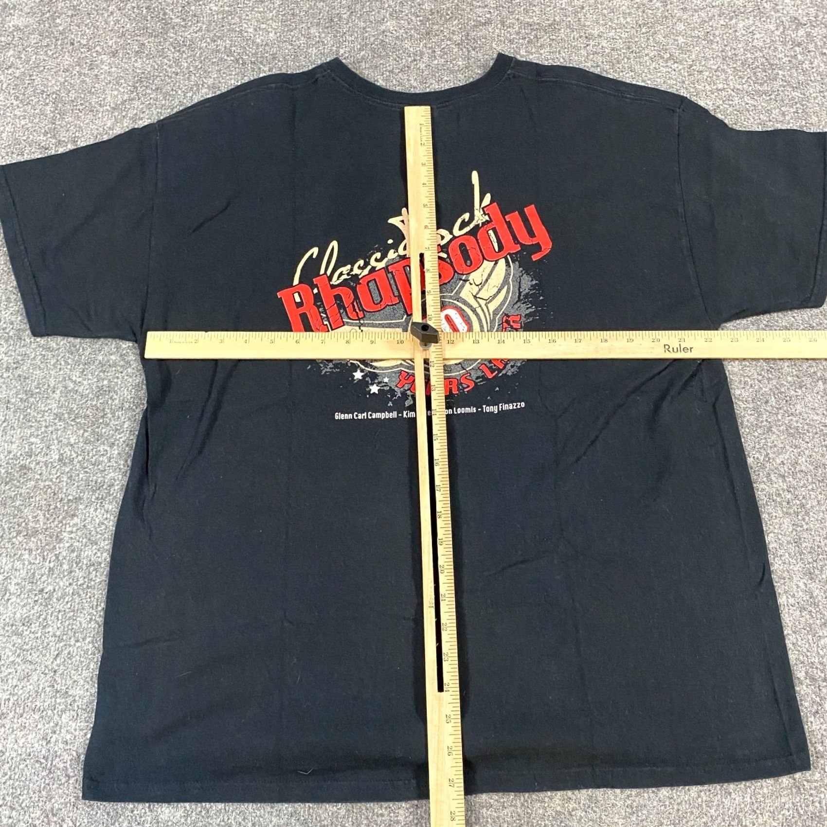Doublet Rhapsody T-shirt XL Black Double Sided 30 Years Classic Rock Mens Short Sleeve Crew Neck T-Shirt Size US XL / EU 56 / 4 - 2 Thumbnail