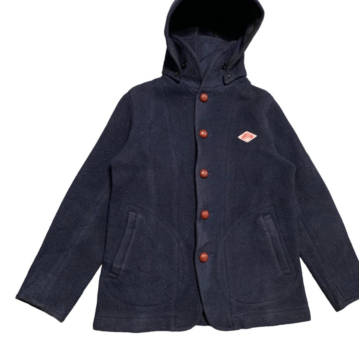 Danton Danton Wool Hooded Navy Jacket Size US XS / EU 42 / 0 - 2 Thumbnail