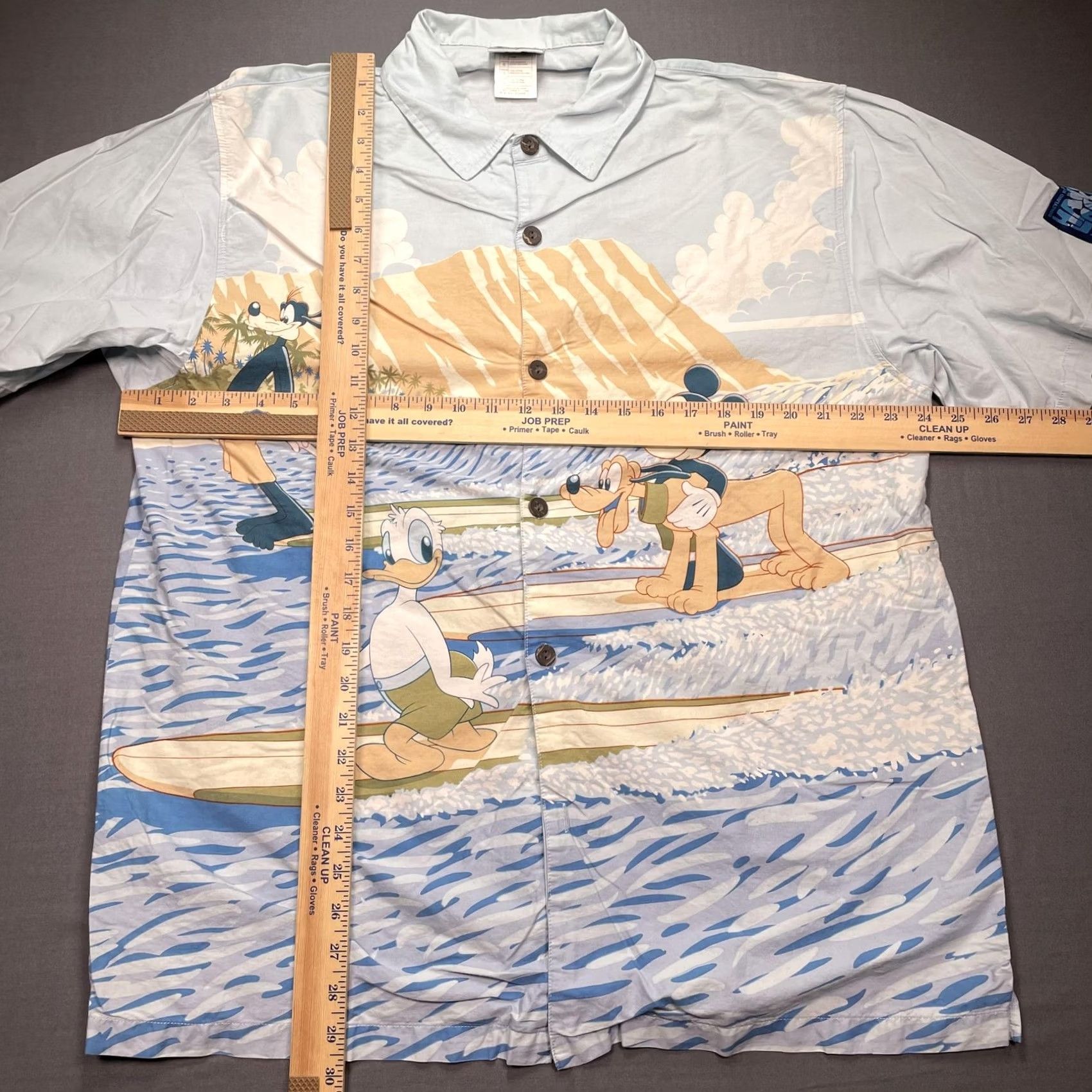 ALOHAS VINTAGE Disneyland Resort Hang Loose Shirt Mens L Hawaiian Aloha Mickey Donald Surf Size US L / EU 52-54 / 3 - 5 Thumbnail