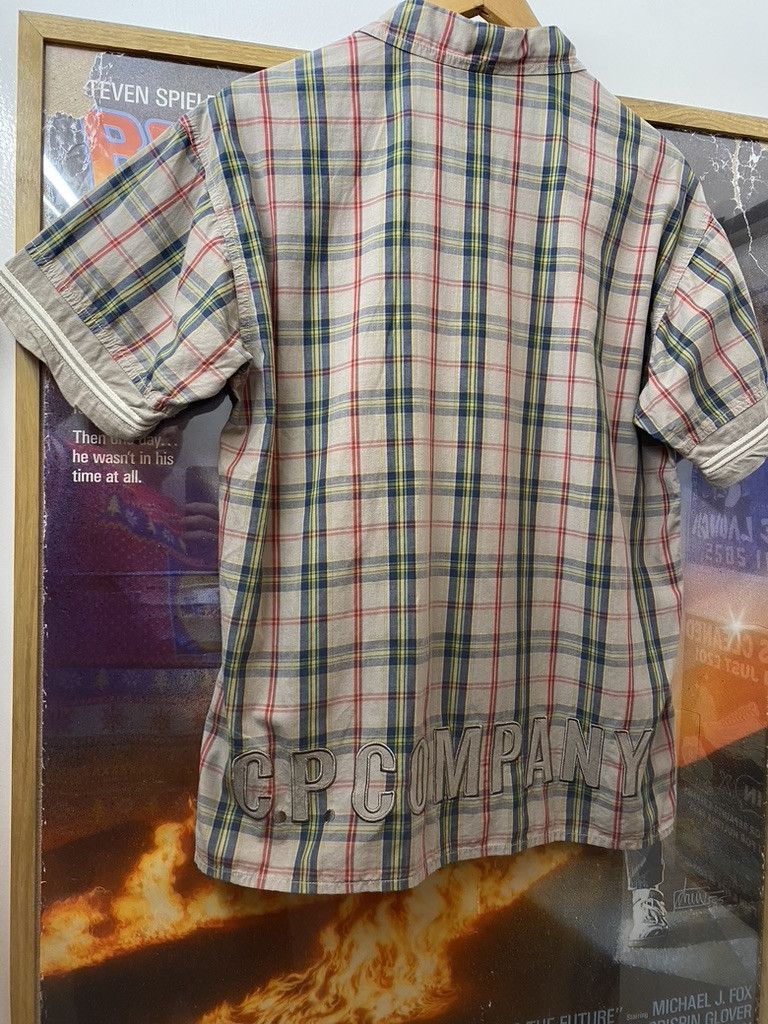 C.P. Company 80s C.P. Company Plaid Print Short Sleeve Button Up Shirt Size US M / EU 48-50 / 2 - 3 Thumbnail