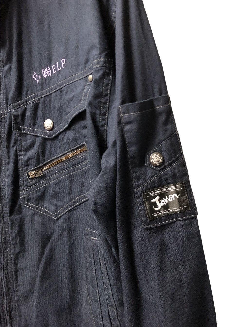 Designer × Japanese Brand Vintage Jawin Greatest Quality Garment Zipper Jacket Size US L / EU 52-54 / 3 - 5 Thumbnail