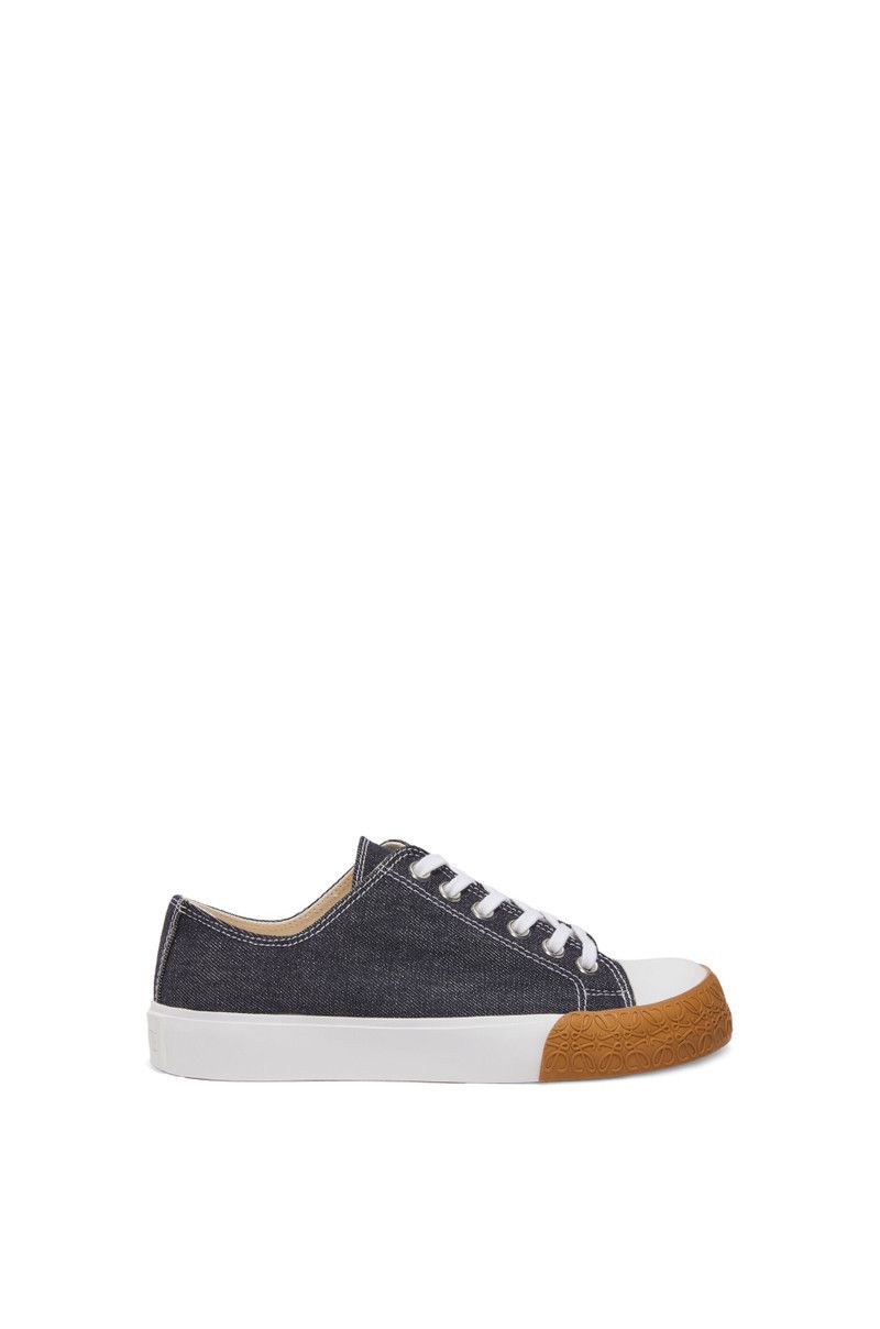 Loewe o1in1g0426 Bloc Sneakers in Denim in Blue/White Size US 12 / EU 45 - 1 Thumbnail