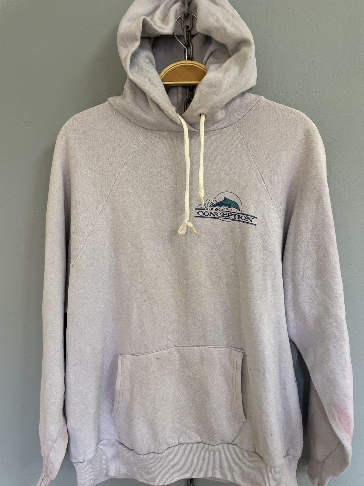Vintage Vintage 80a Conception hoodie Size US L / EU 52-54 / 3 - 3 Thumbnail