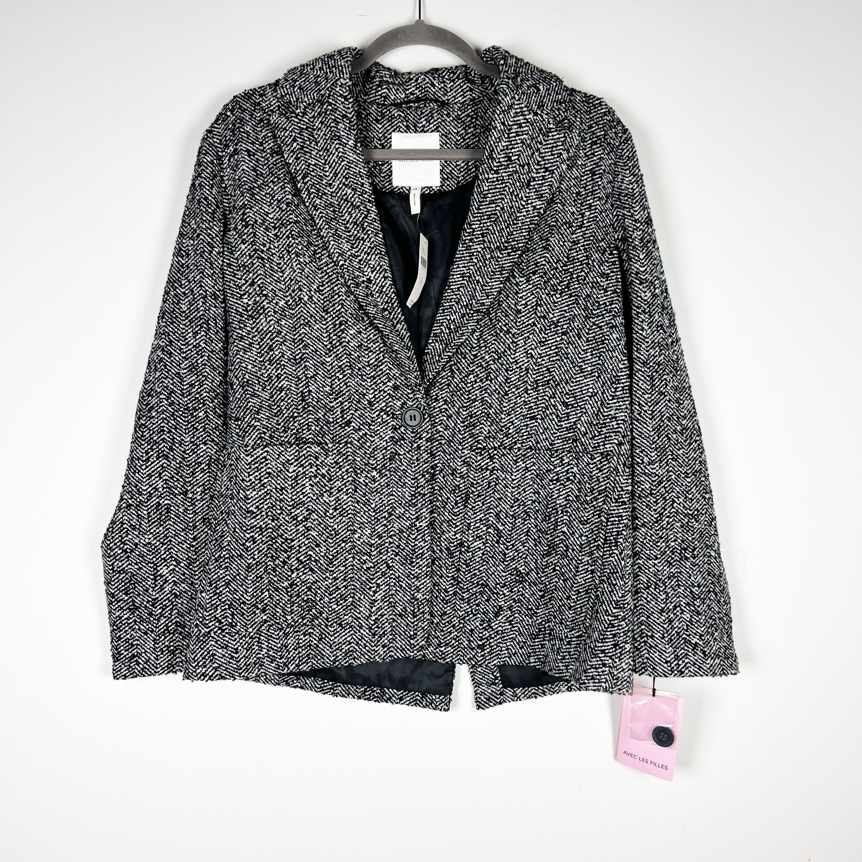 AVEC LES FILLES NEW Avec Les Filles Black White Woven Size XS / US 0-2 / IT 36-38 - 1 Thumbnail