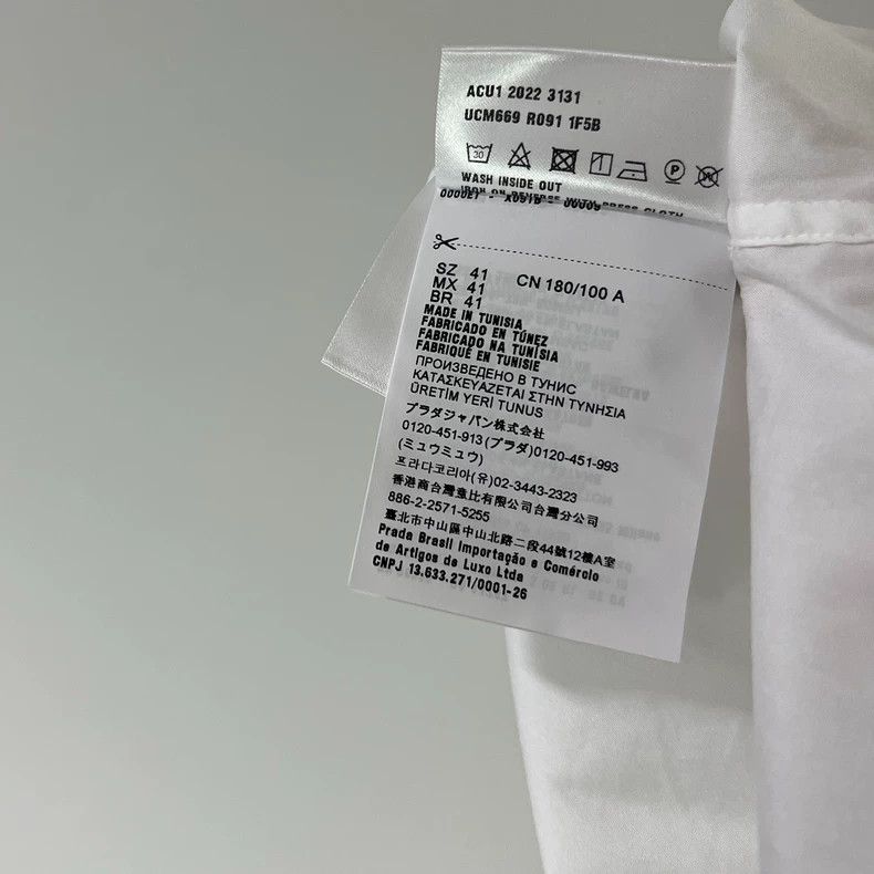 Prada Prada Size 41 Long-sleeved shirt 2501-Nextarrow Size US XS / EU 42 / 0 - 6 Thumbnail