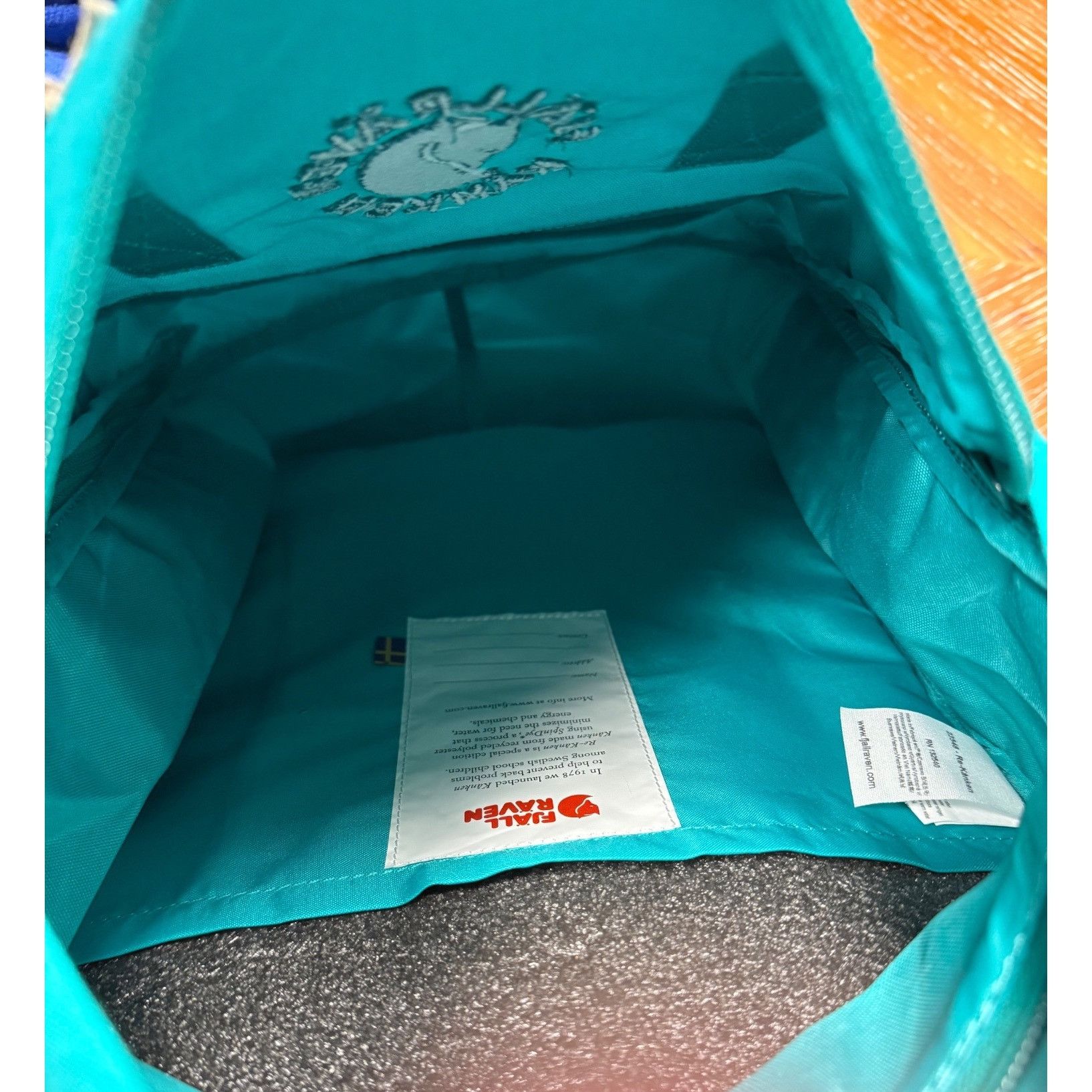Fjallraven Fjällräven Kånken Classic Backpack Turquoise Water-Resistant Size ONE SIZE - 8 Thumbnail