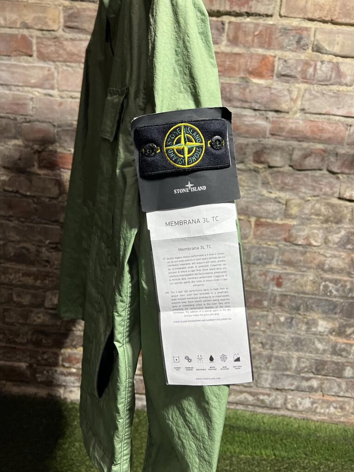 Stone Island Stone Island Waxed Marina Jacket Sz. L Size US L / EU 52-54 / 3 - 3 Thumbnail