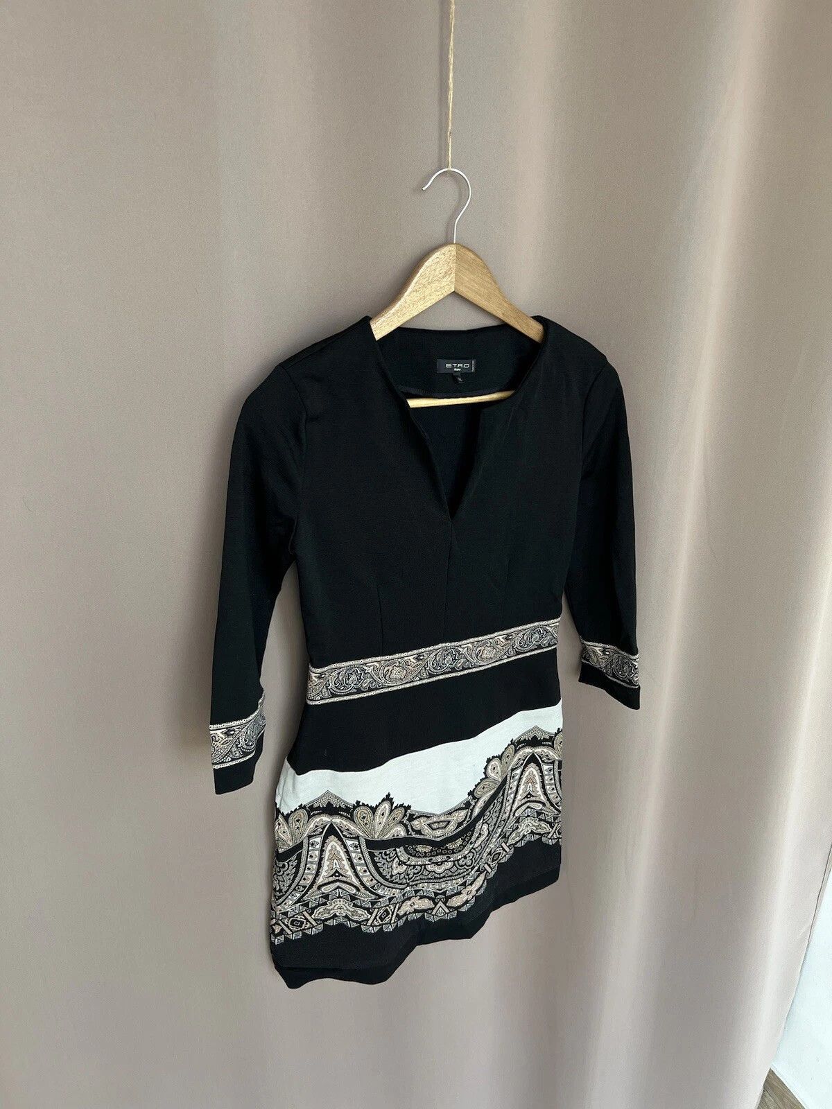 Etro Etro Milano Viscosa/Wool Womens Midi Dress Size 44 or M Size M / US 6-8 / IT 42-44 - 5 Thumbnail