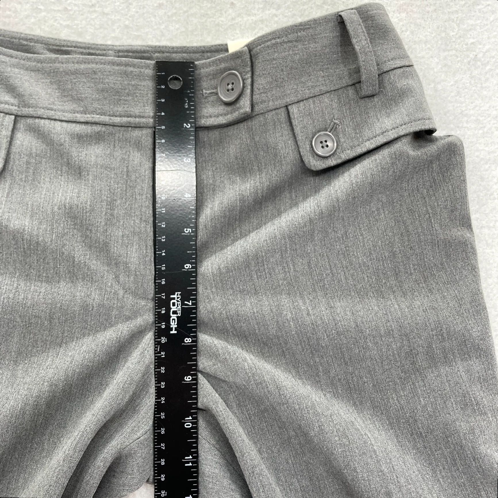 Ann Taylor Ann Taylor LOFT Ann Trouser Women's 6 Gray Stretch Fabric Boot Cut Mid Rise NWT Pants Size 28" / US 6 / IT 42 - 7 Thumbnail