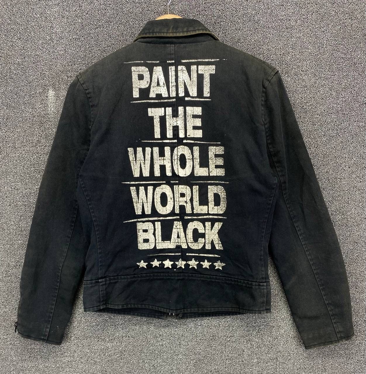 Japanese Brand Vintage Faust Poem Punk Style Denim Jacket Size S / US 4 / IT 40 - 1 Thumbnail