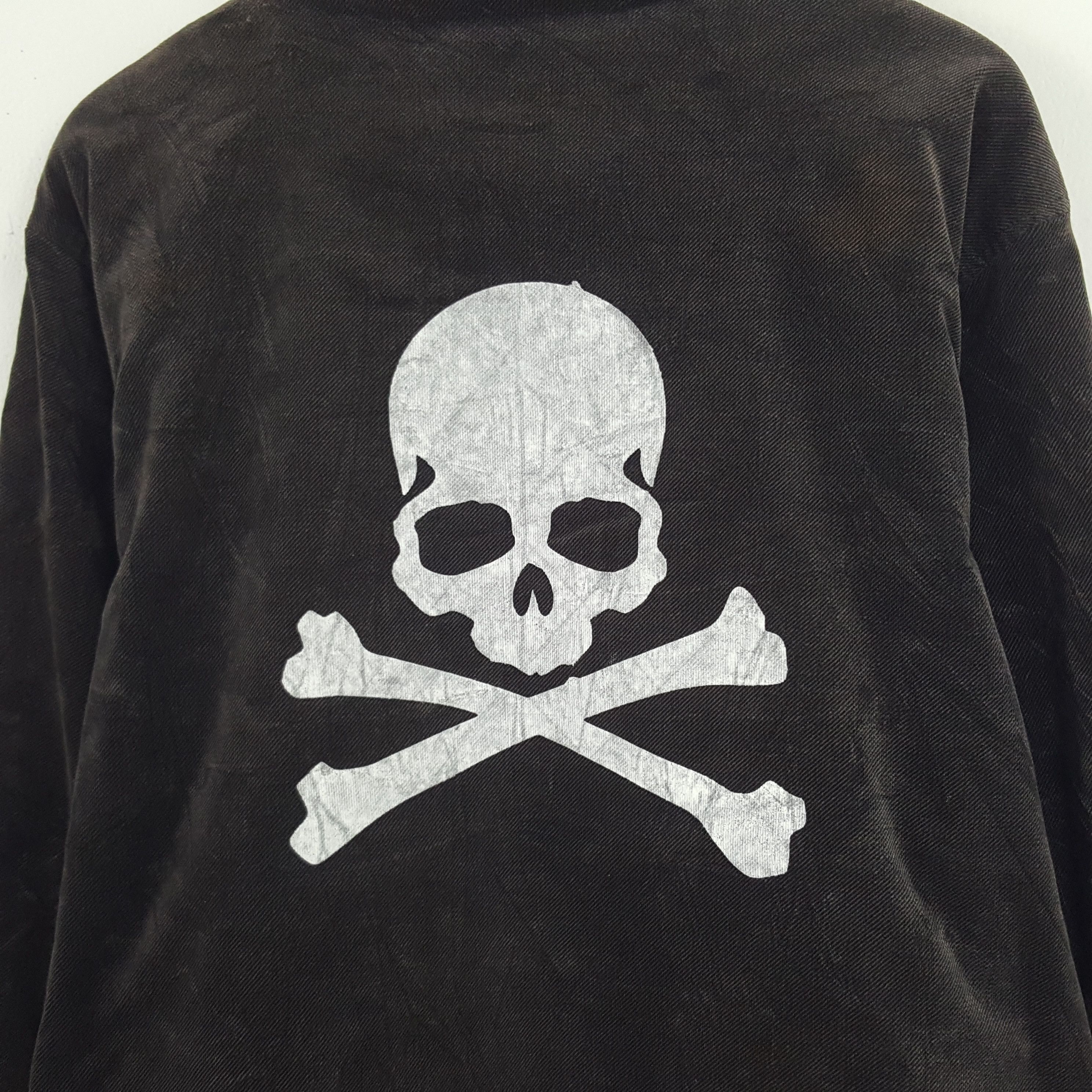 Vintage Vintage Woolrich Custom Skull Zipper Jacket Size US L / EU 52-54 / 3 - 2 Thumbnail