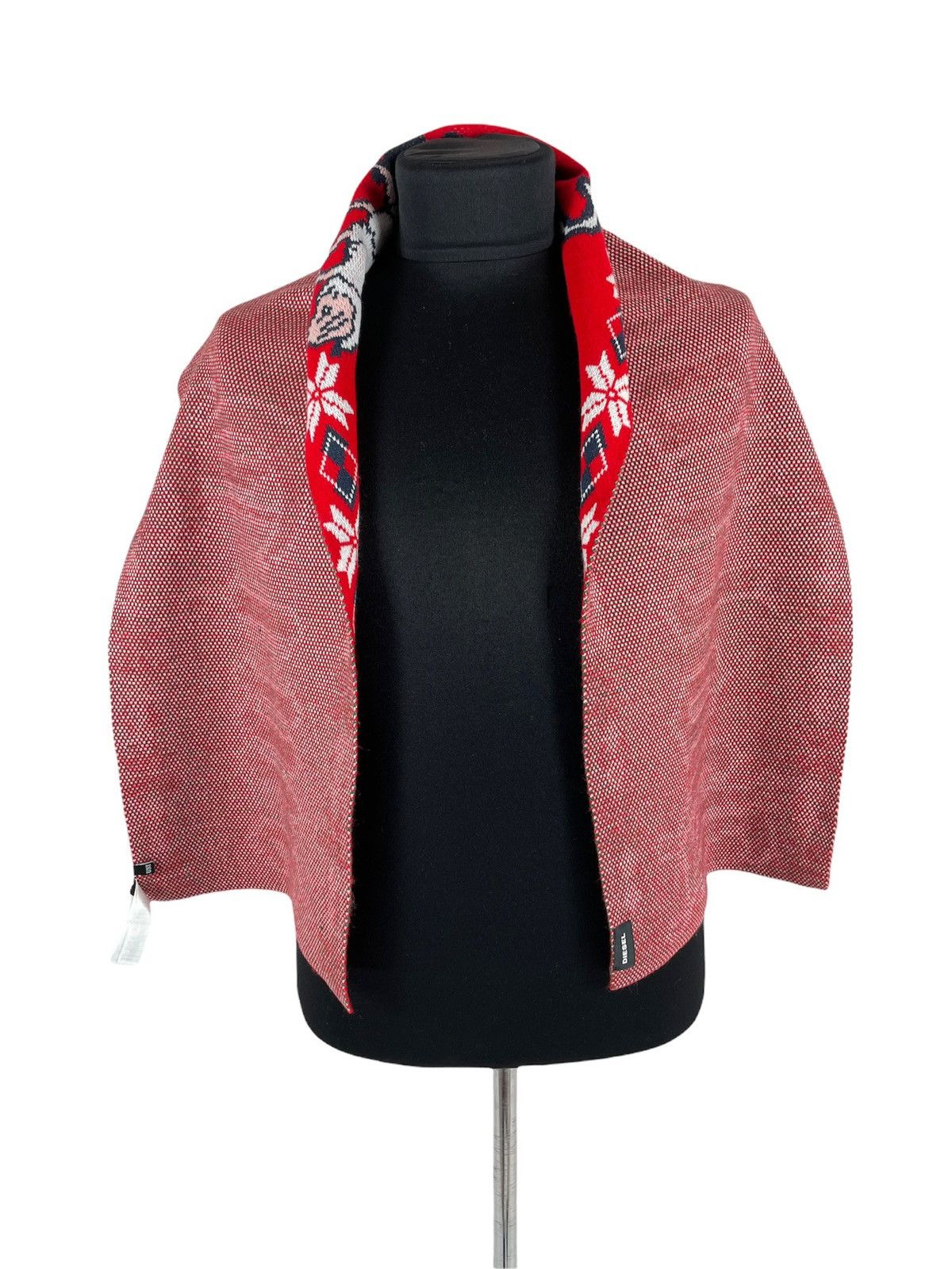 Diesel Holiday “Time” Christmas Santa Big Pattern Scarf Muffler Size ONE SIZE - 14 Thumbnail