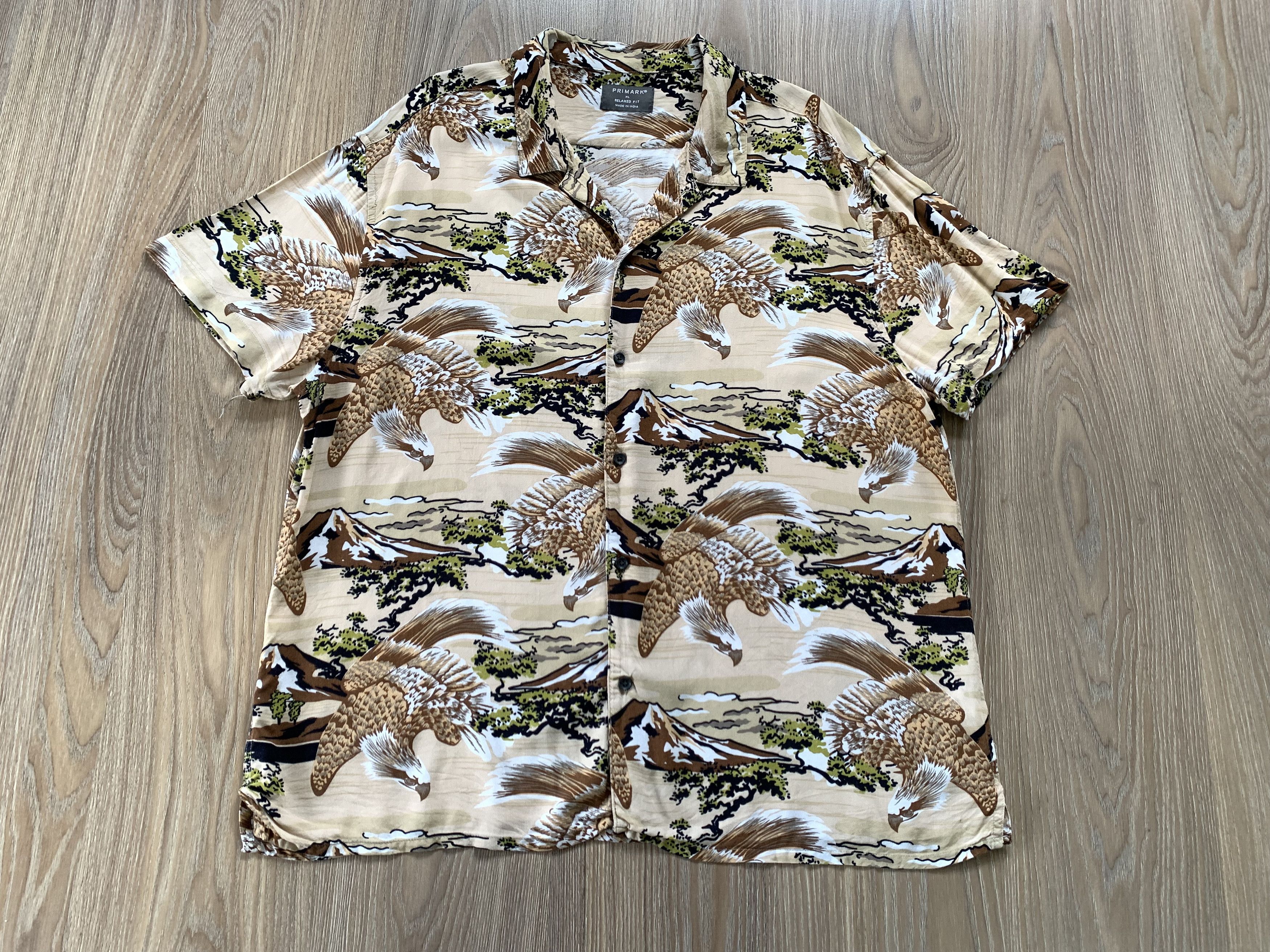 Primark Primark Relaxed Fit Printed Hawaiian Shirt Size US M / EU 48-50 / 2 - 2 Thumbnail