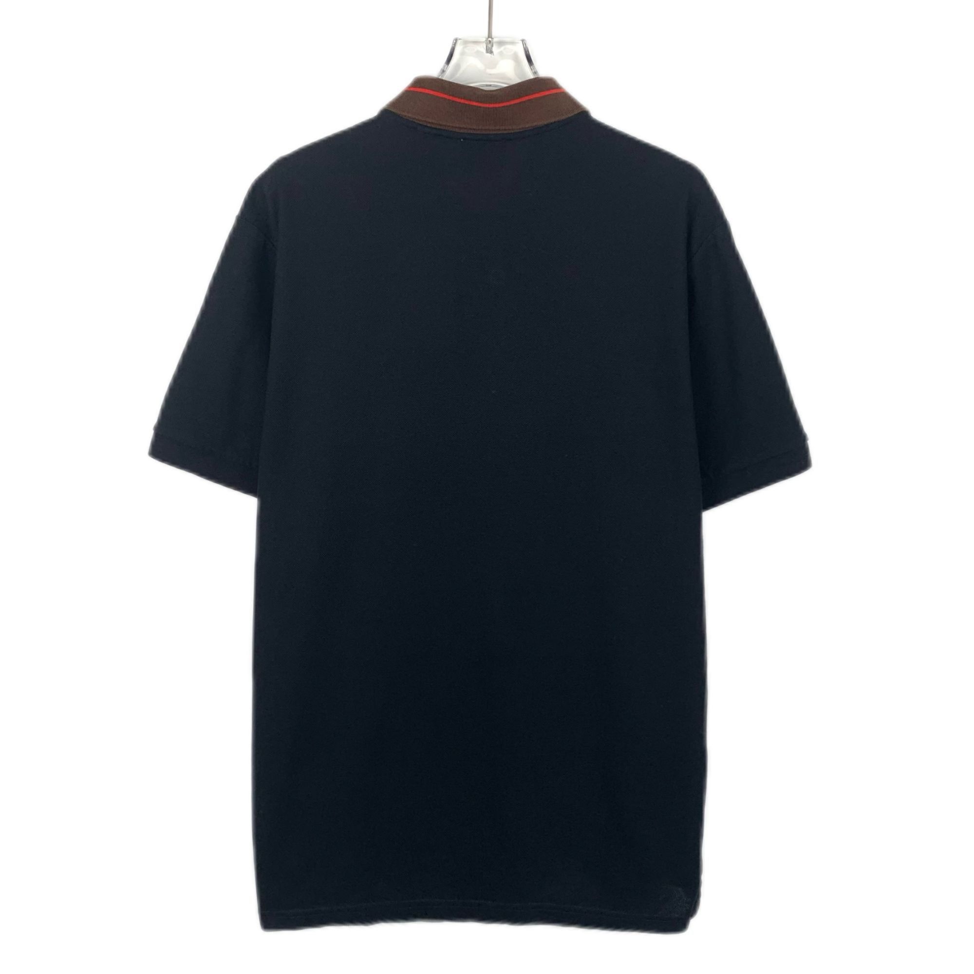 Burberry Burberry Black Logo Letter Short Sleeve Polo Shirt (Size XS) Size US XS / EU 42 / 0 - 7 Thumbnail