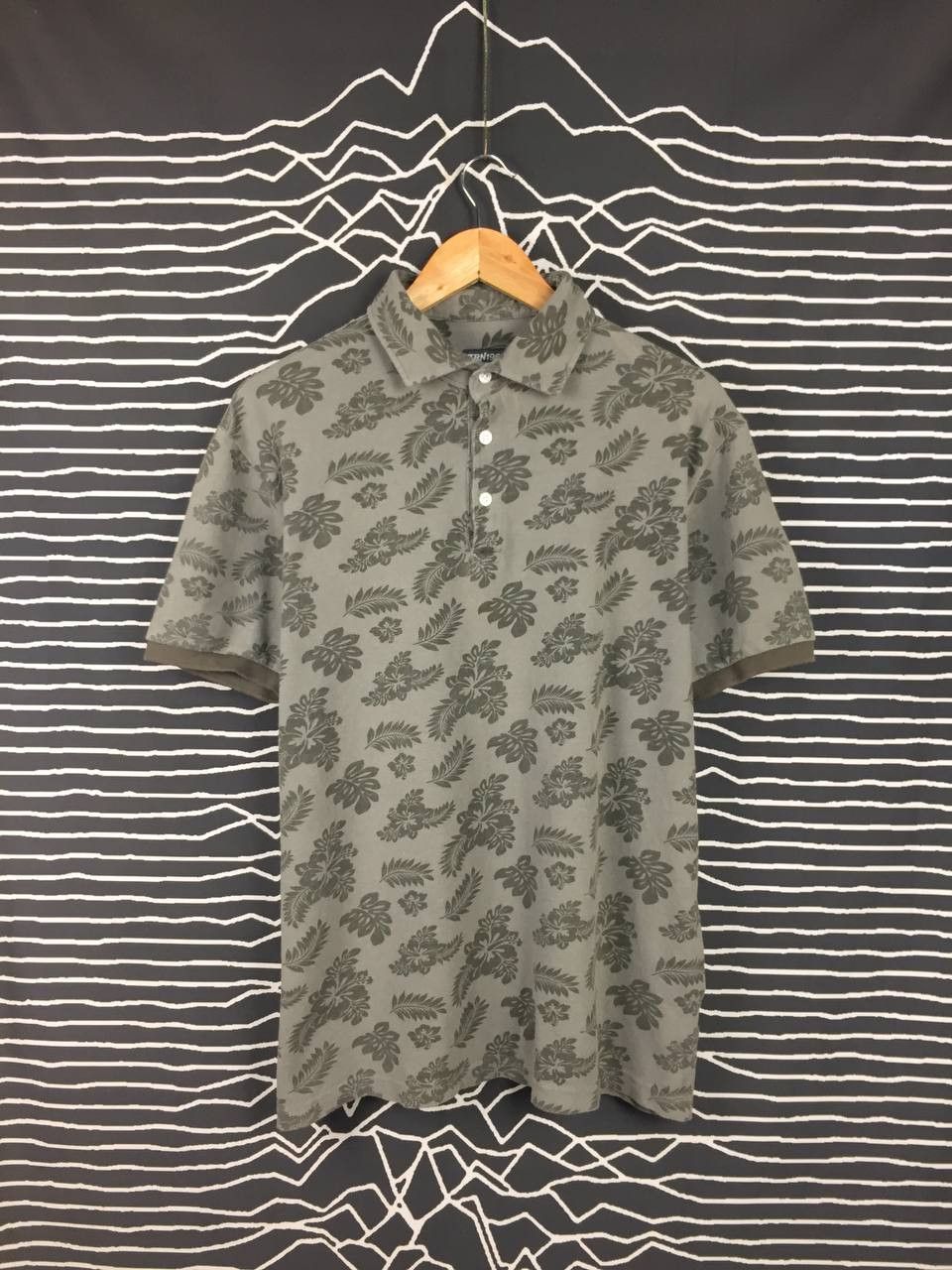 Vintage Terranova Italian Fashion Brand Patterned Polo Tee Size US XL / EU 56 / 4 - 1 Thumbnail