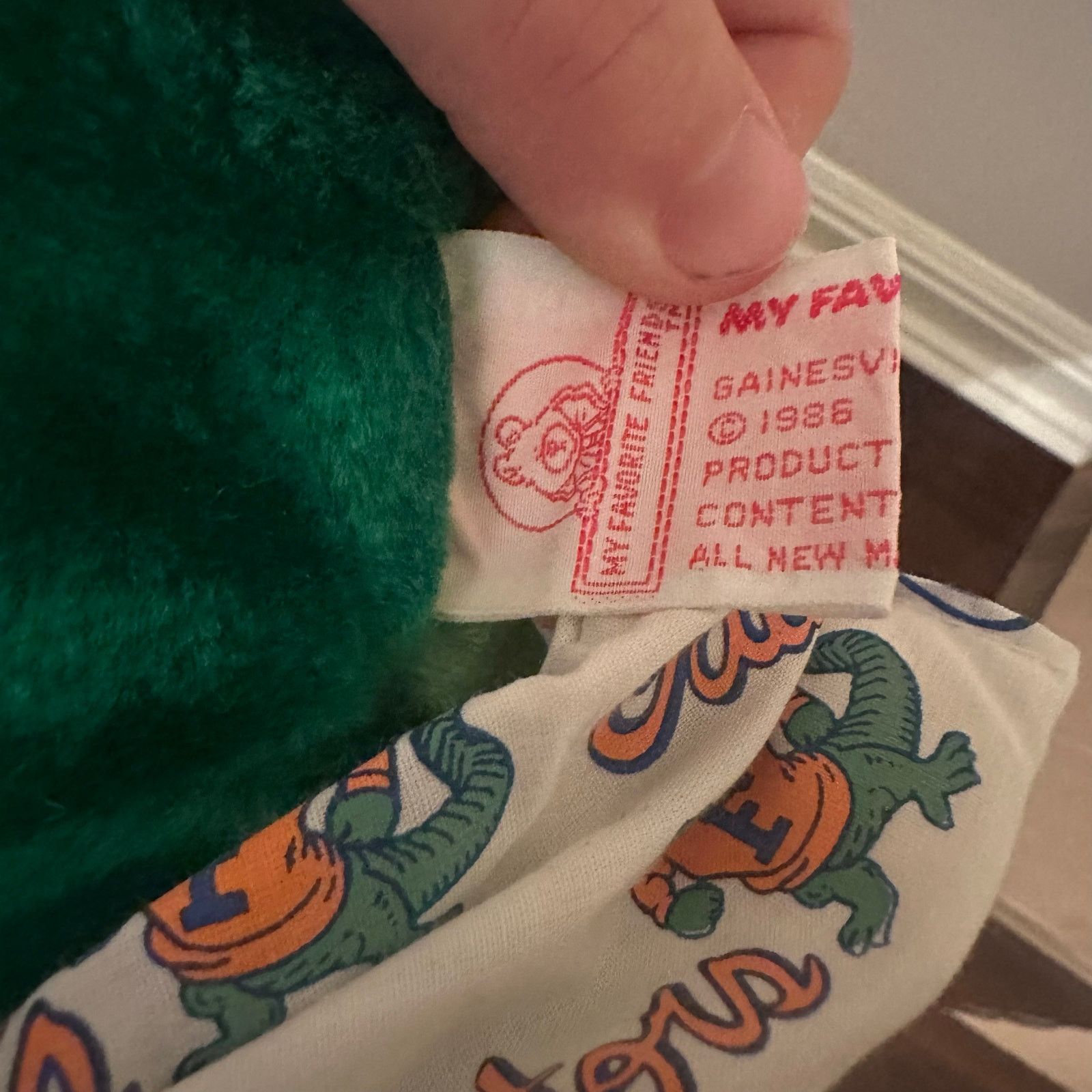 Other Vintage University of Florida Albert the Gator plush 1986 Size ONE SIZE - 4 Thumbnail
