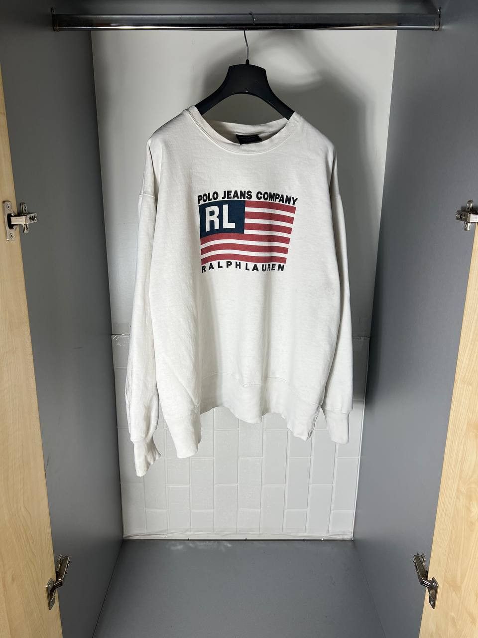 Polo Ralph Lauren VINTAGE POLO RALPH LAUREN JEANS COMPANY USA FLAG RETRO Y2K Size US XL / EU 56 / 4 - 2 Thumbnail