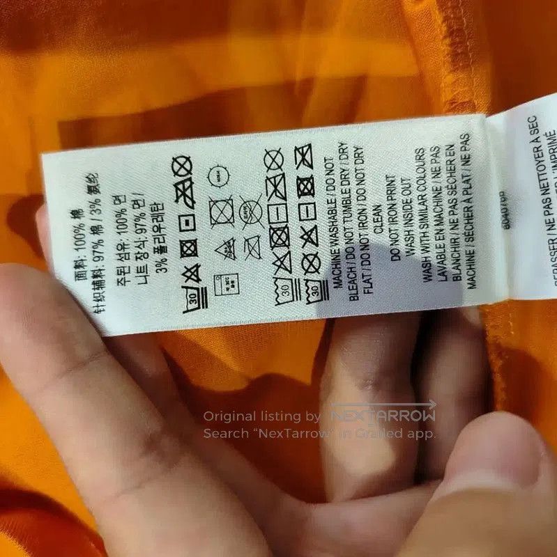 Burberry Burberry Orange Cotton Women's T-shirt. Size S / US 4 / IT 40 - 6 Thumbnail