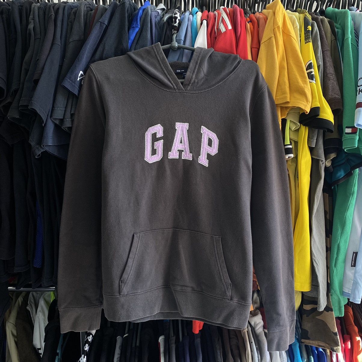 Gap Vintage Gap Big Logo Hype Brown colour women’s hoodie Size M / US 6-8 / IT 42-44 - 1 Thumbnail