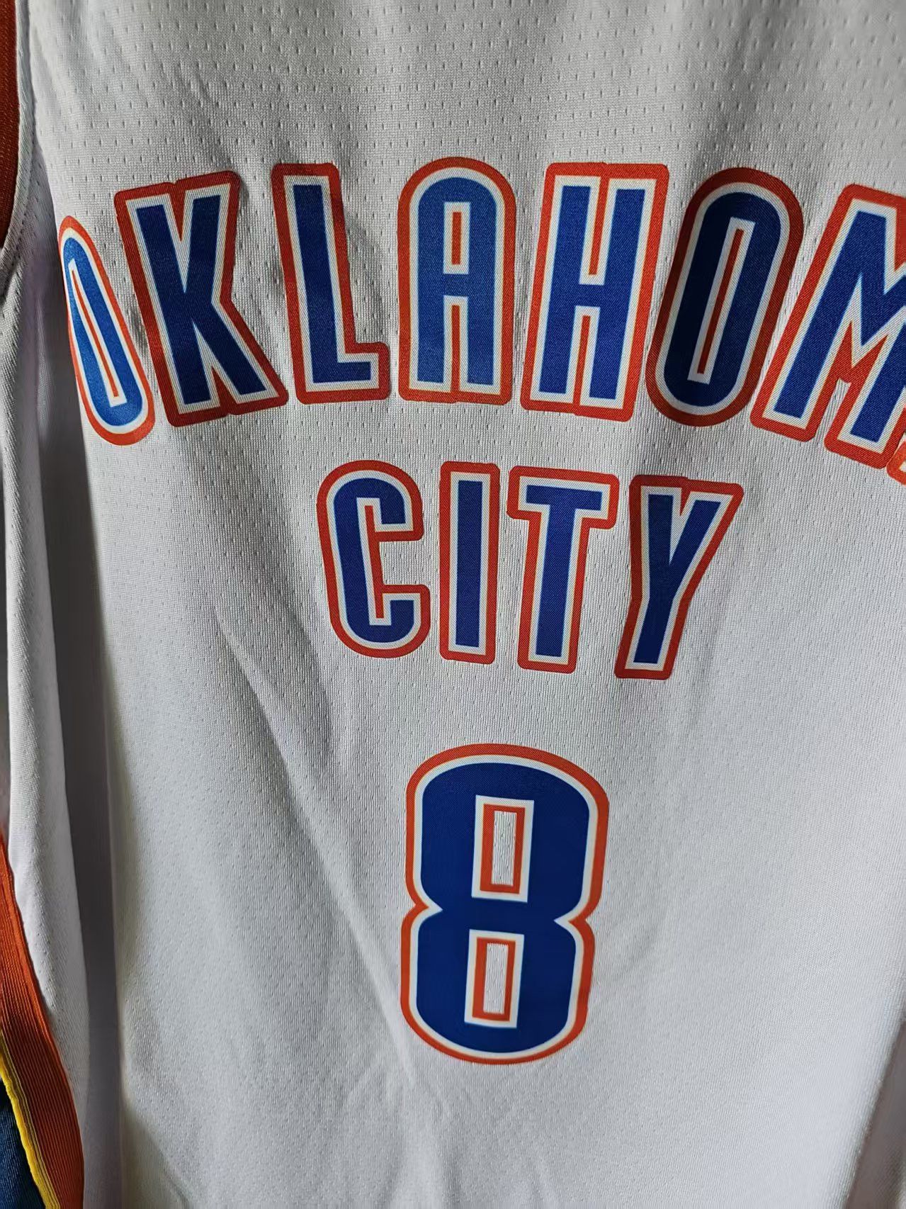Other Oklahoma City Thunder 8 Jalen Williams Jersey White Size US L / EU 52-54 / 3 - 3 Thumbnail