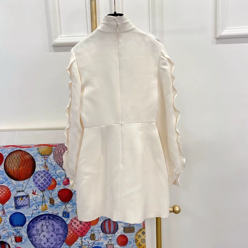 Valentino Valentino Ruffled long-sleeved dress Size XS / US 0-2 / IT 36-38 - 2 Thumbnail