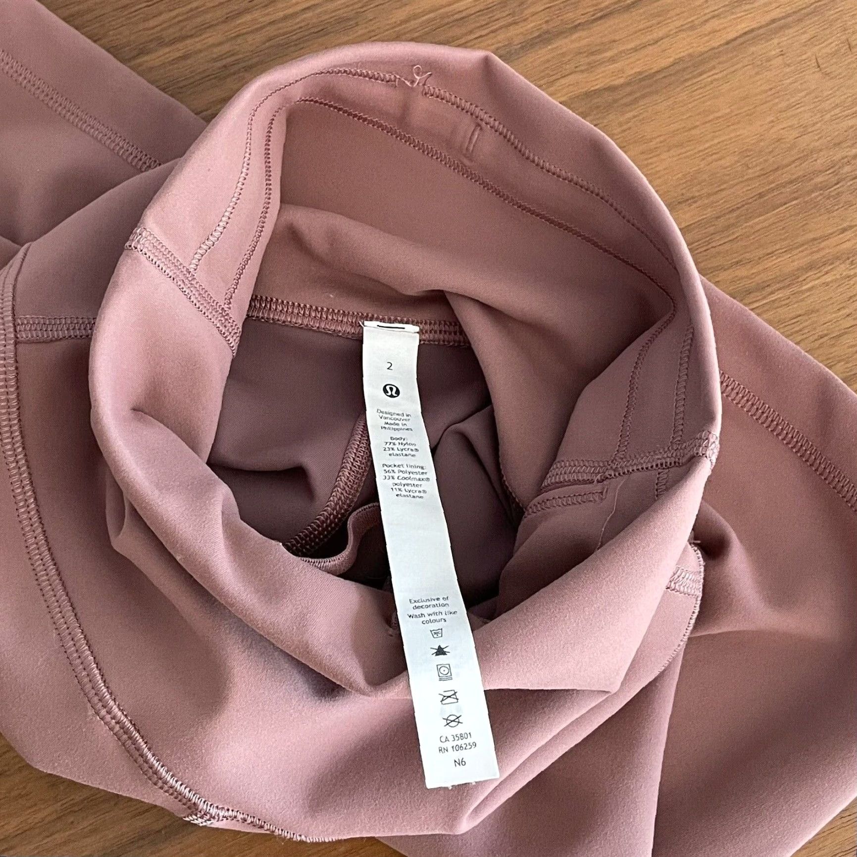 Lululemon Lululemon Wunder Train High Rise Short 8" Spiced Chai Size 2 EUC Women Pink Athletic Activewear Everlux 8" Inseam Womens 2 Size 26" / US 2 / IT 38 - 5 Thumbnail