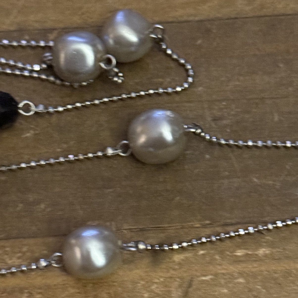 Other Park Lane long silver tone station bead necklace Size ONE SIZE - 4 Thumbnail