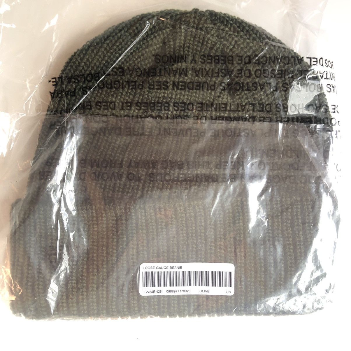 Supreme Supreme FW24 Loose Gauge Beanie OLIVE Size ONE SIZE - 2 Thumbnail