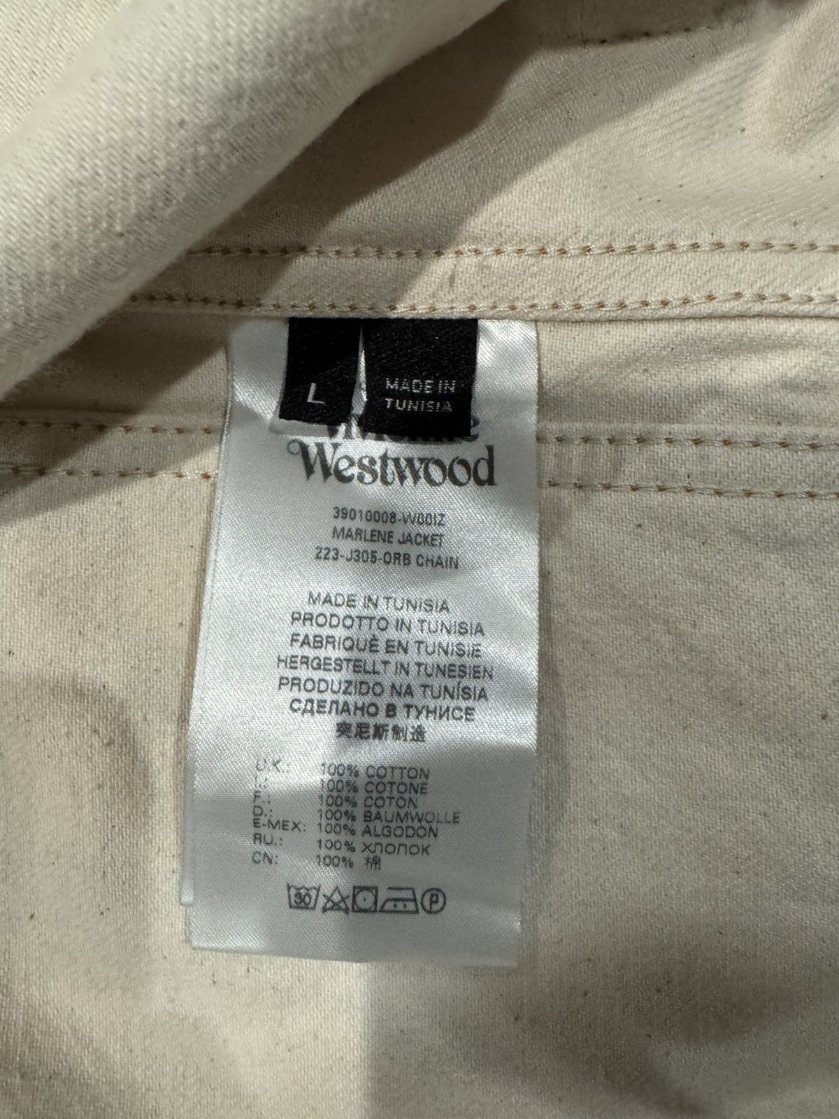 Vivienne Westwood Vivienne Westwood Orb Print Denim Jacket Size US L / EU 52-54 / 3 - 5 Thumbnail