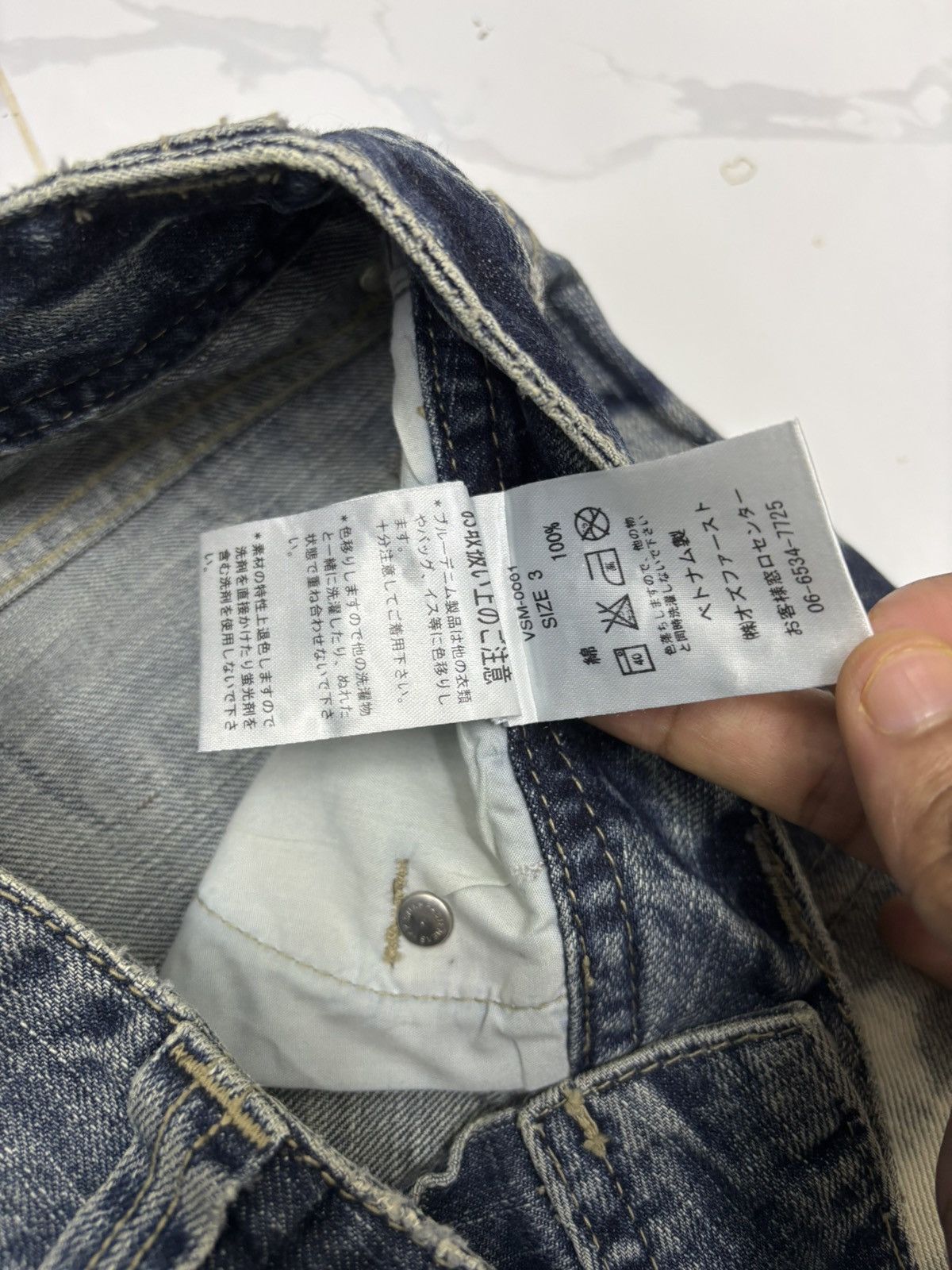 Cook Jeans Rare Cook Jeans Patchwork Distressed Denim Jeans Size US 28 / EU 44 - 11 Thumbnail