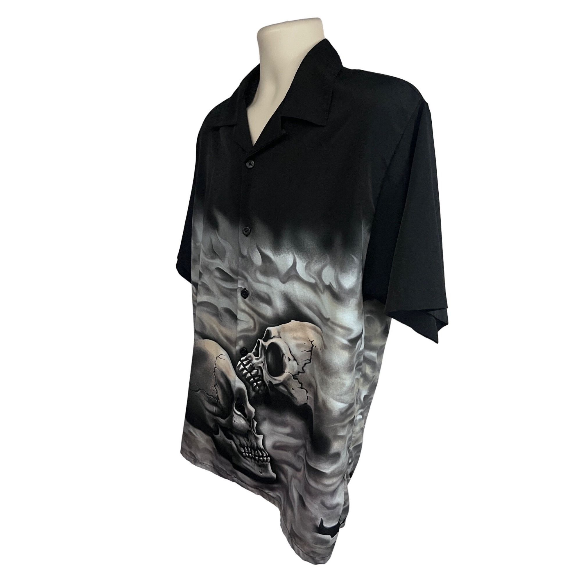 Vintage Rockhouse Roadhouse LA Mens Black Graphic Skulls Flames Butt Size US M / EU 48-50 / 2 - 3 Thumbnail
