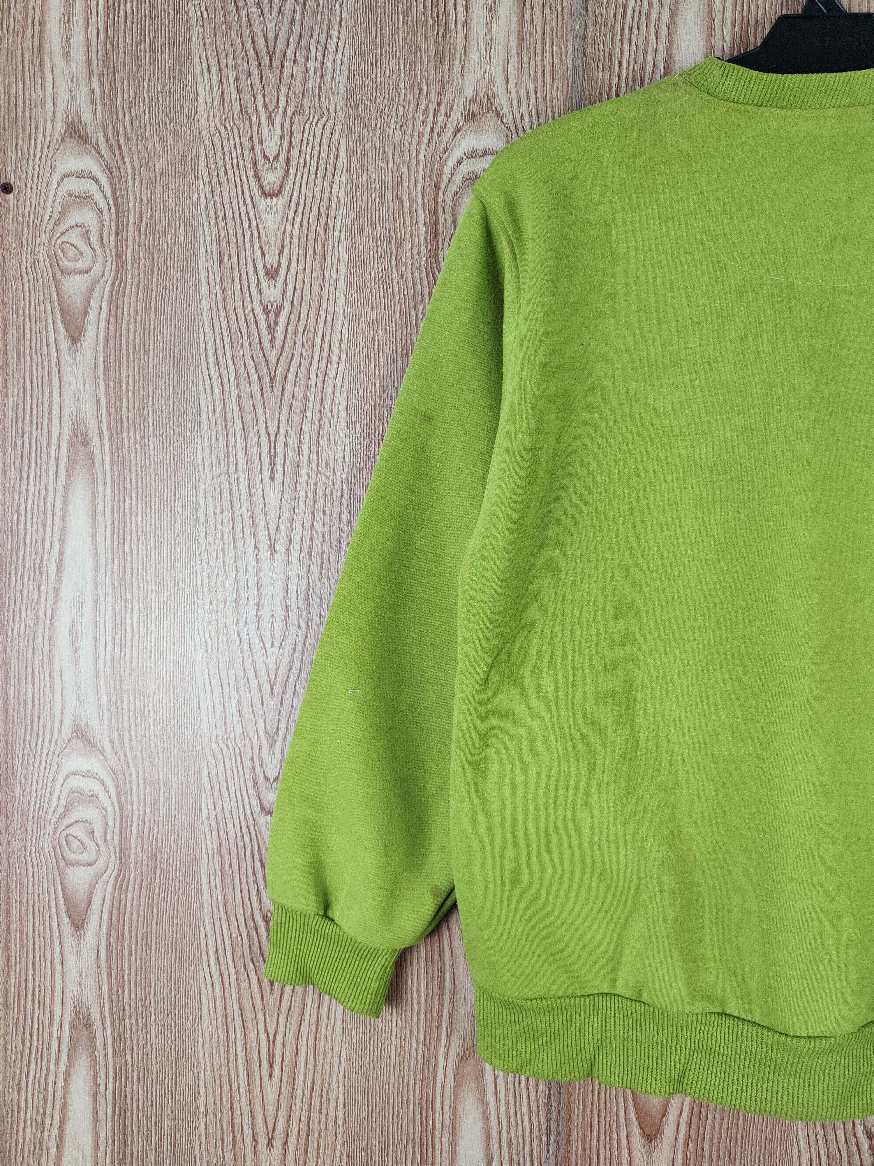 Japanese Brand × Vintage Vintage 💥 Zealzip Light Green Sweatshirts Size US M / EU 48-50 / 2 - 9 Thumbnail