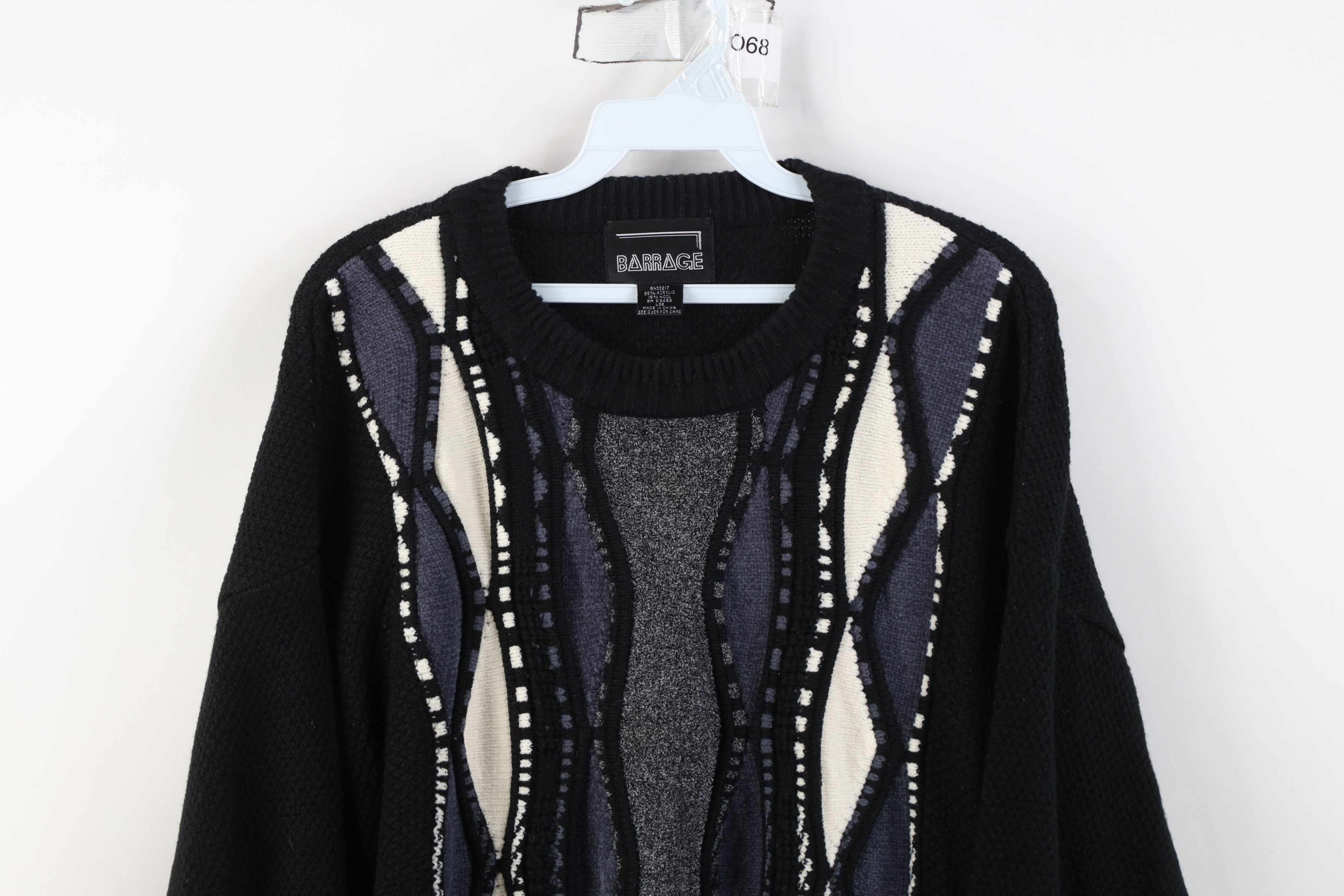 Vintage Vintage 90s Coogi Style Wool Blend Knit Cosby Sweater Size US L / EU 52-54 / 3 - 2 Thumbnail