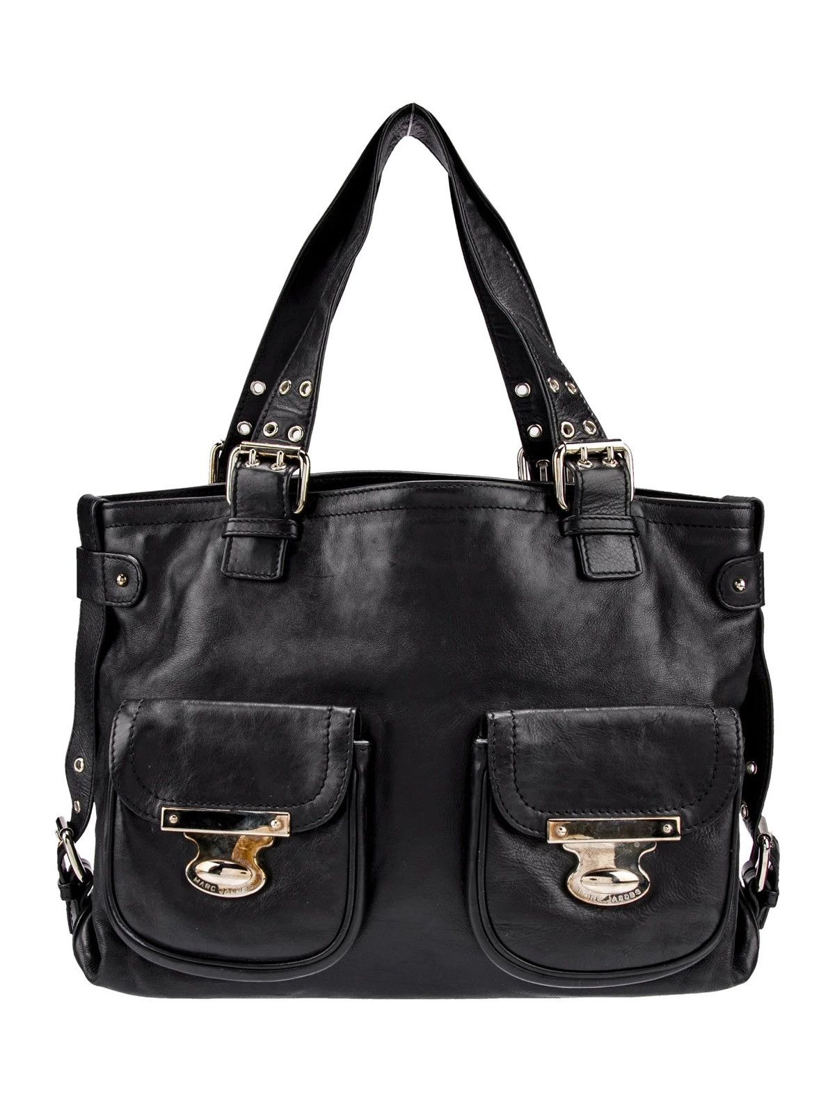 バッグ 00s archive MARC JACOBS leather hand bag - バッグ