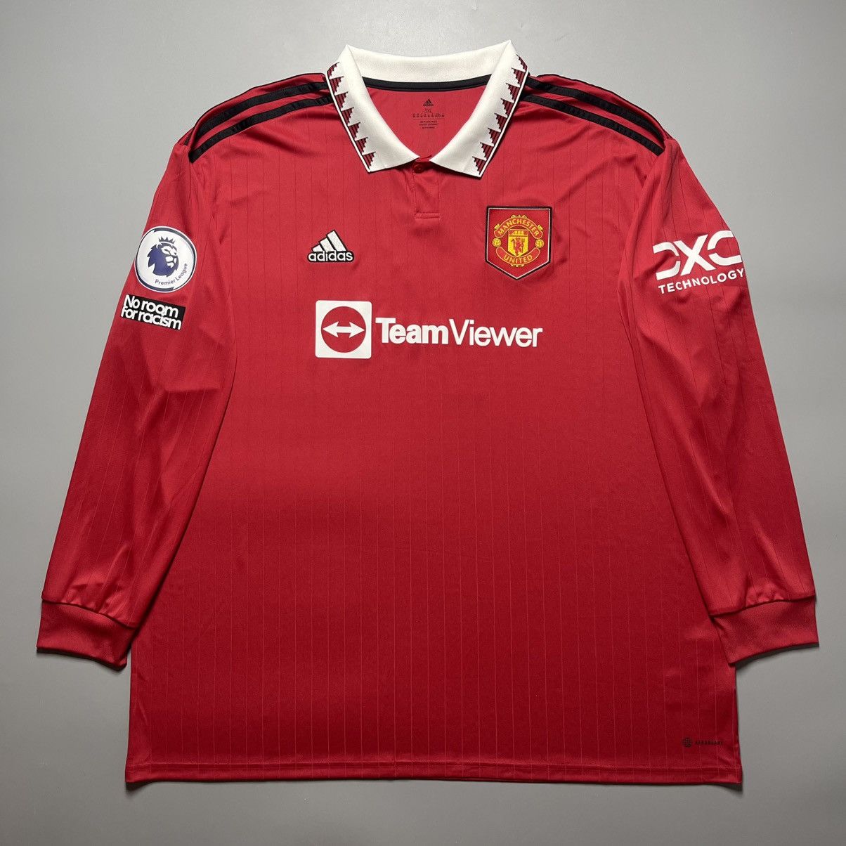 Adidas MANCHESTER UNITED ADIDAS 2022/2023 SOCCER JERSEY #7 RONALDO Size US XXL / EU 58 / 5 - 2 Thumbnail