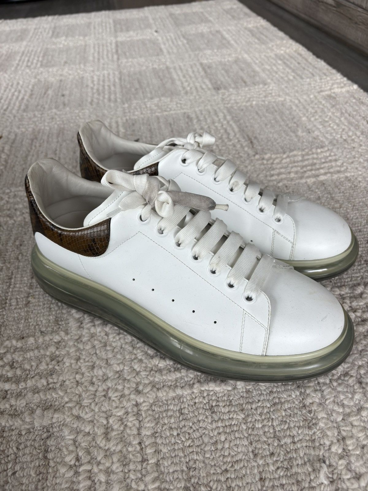 Alexander McQueen Snakeskin Alexander McQueen Sneakers Size US 12 / EU 45 - 1 Thumbnail