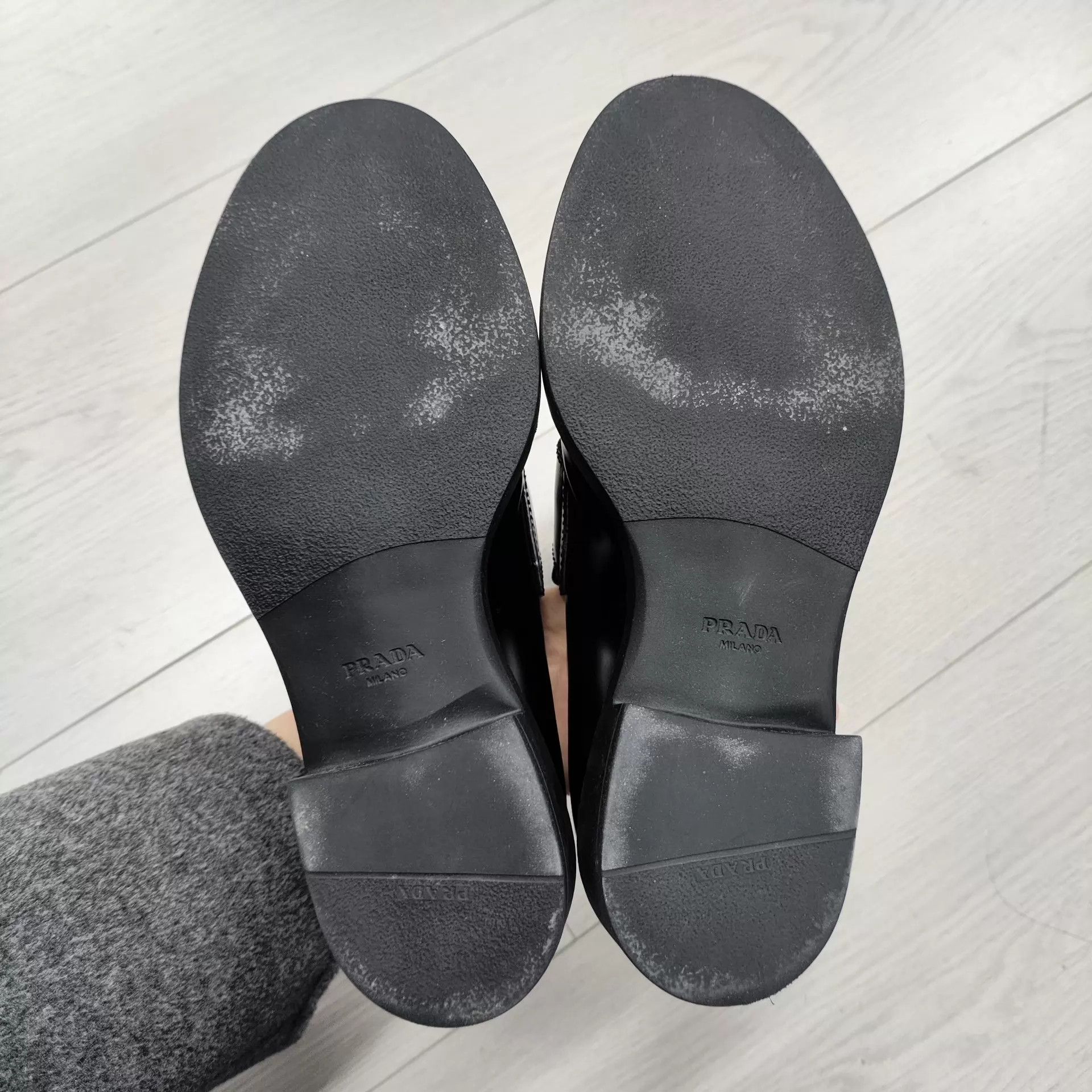 Prada Prada patent leather loafers black 35.5 95 New Size US 5 / IT 35 - 3 Thumbnail
