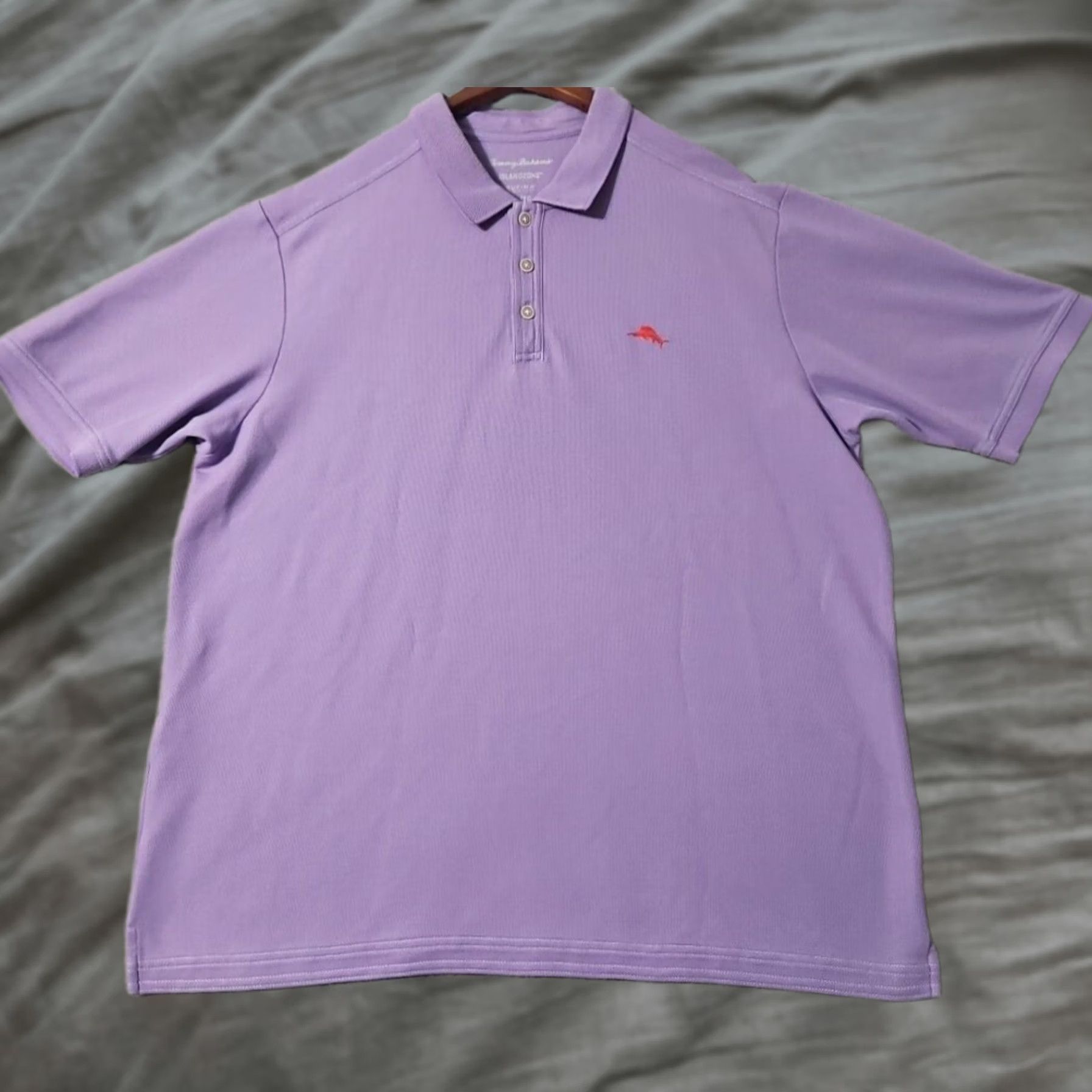 Tommy Bahama Tommy Bahama Polo Shirt Mens XL Purple Stretch Breathable Golf Casual Size US XL / EU 56 / 4 - 1 Thumbnail