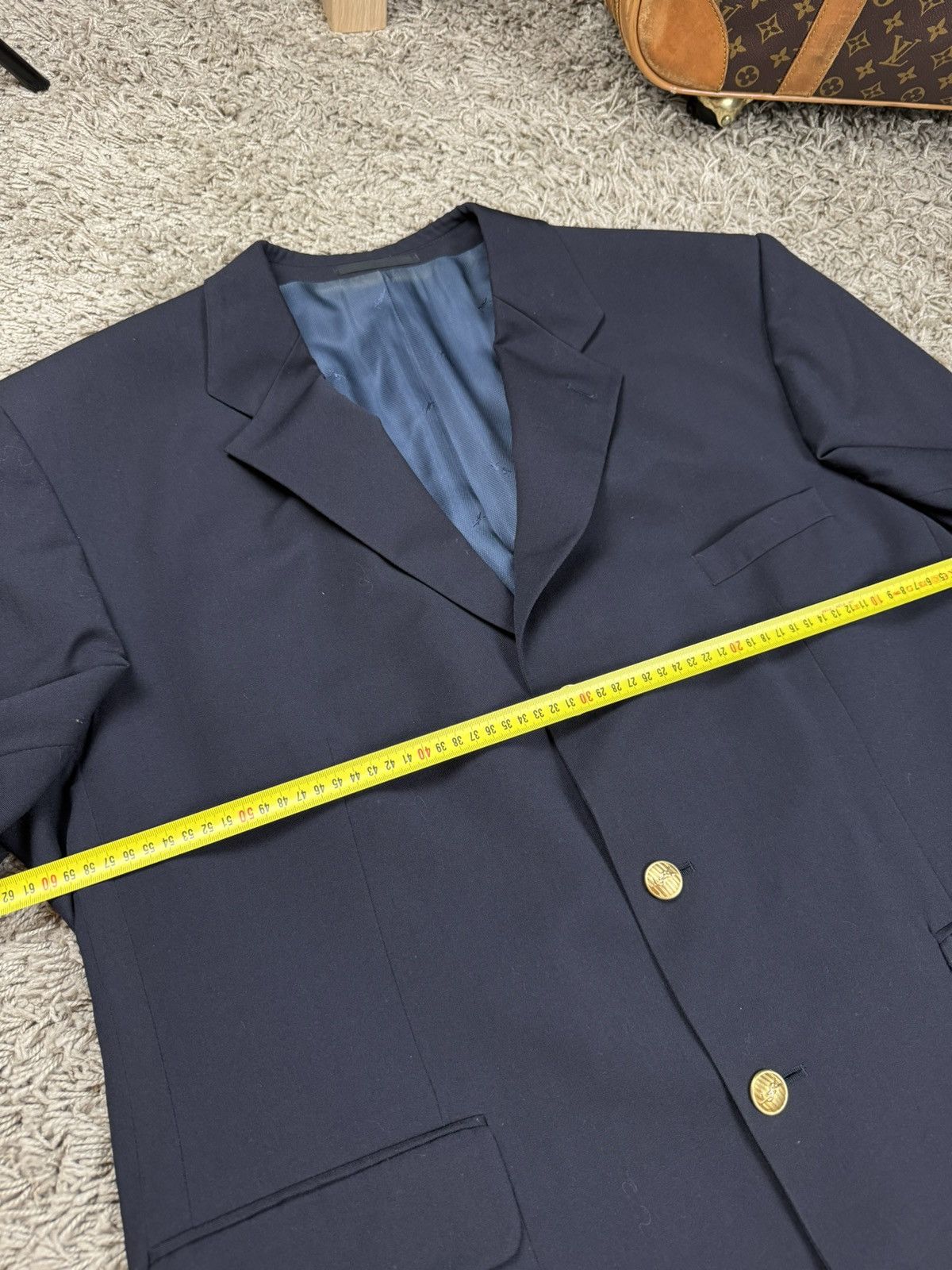 Vintage × Yves Saint Laurent Vintage wool blazer Yves Saint Laurent original luxury item Size 50L - 3 Thumbnail